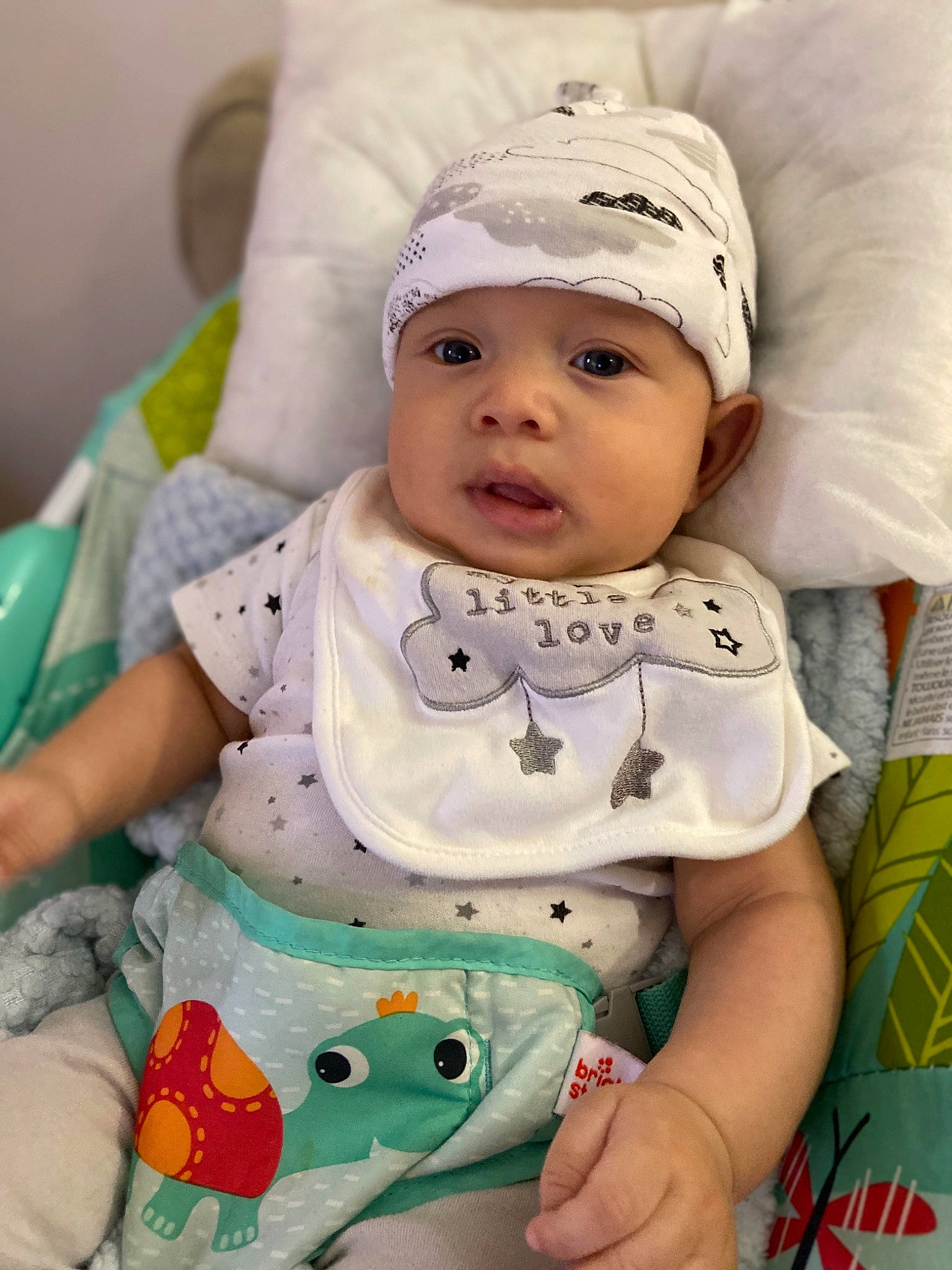 Matías is registered to the contest to win money with this photo: baby, baby_products, cheek, child, head, headwear, person, product, skin, smile, toddler