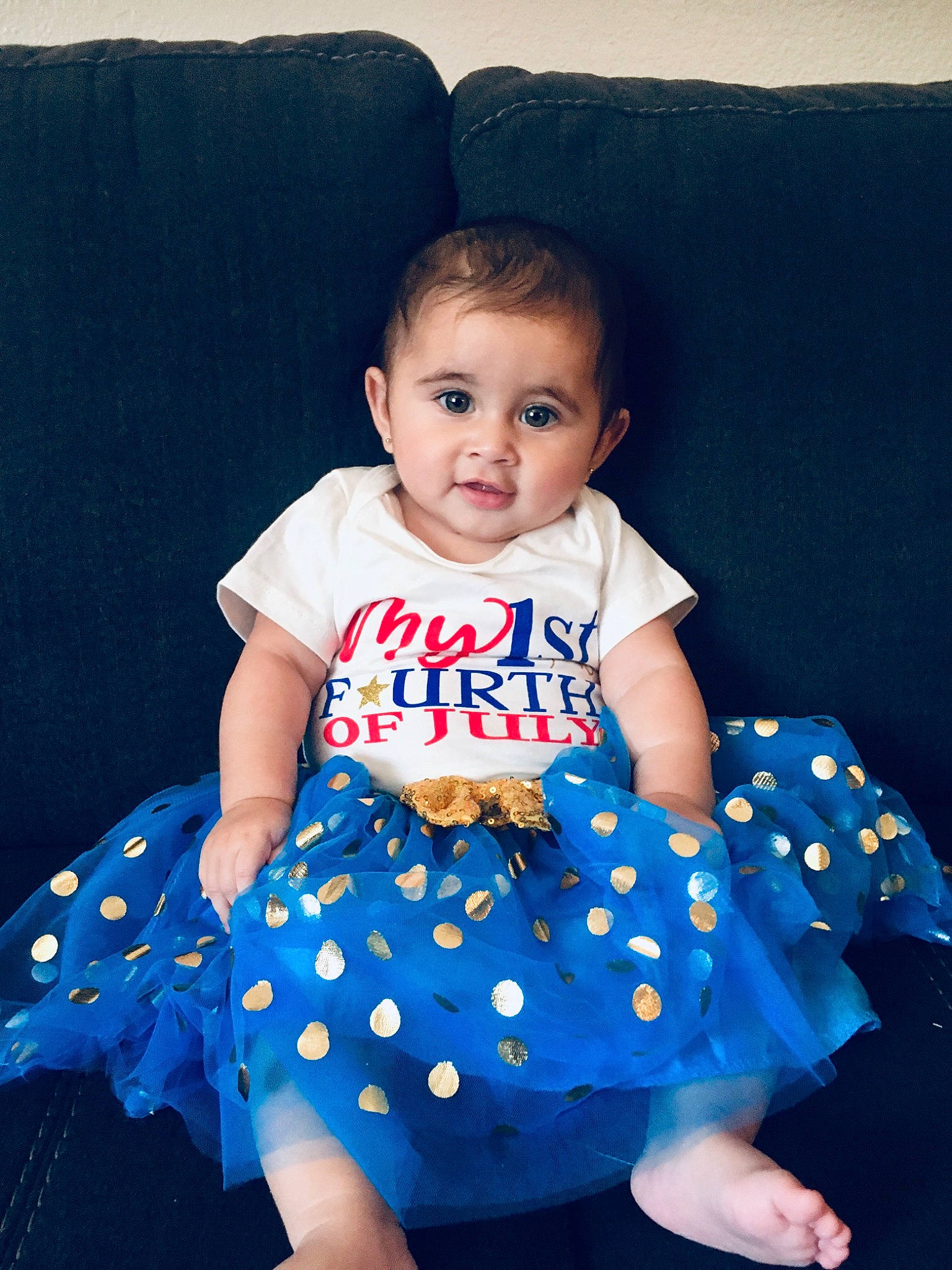 Ximena joined the competition — help win amazing prizes! aqua, azure, baby_toddler_clothing, child, day_dress, dress, electric_blue, event, flash_photography, fun, happy, iris, one_piece_garment, pattern, person, sitting, sleeve, smile, standing, t_shirt