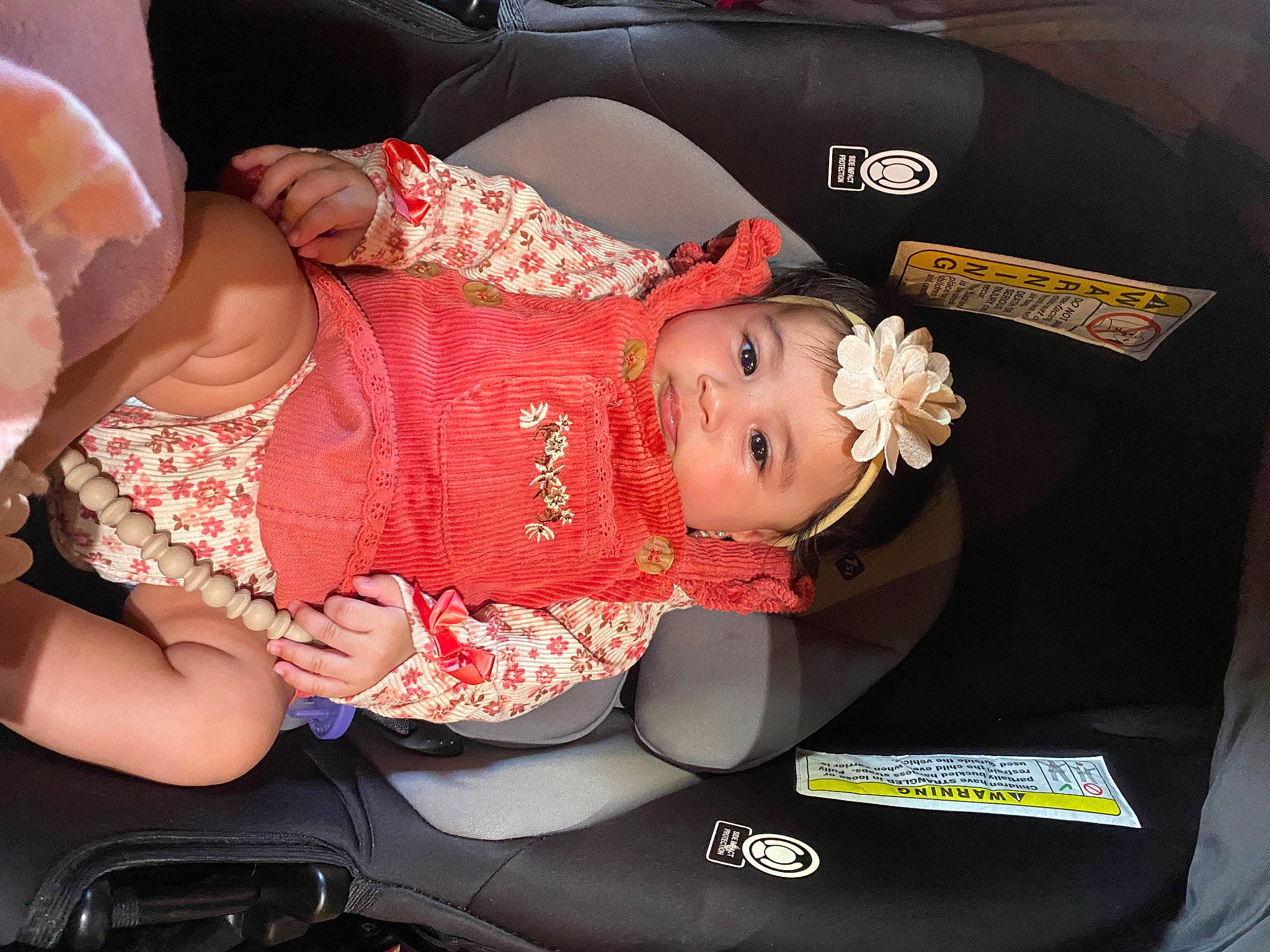 Sandra Sierra joined the competition — help win amazing prizes! abdomen, auto_part, baby, baby_carriage, baby_products, baby_toddler_clothing, car_seat, child, comfort, event, family_car, hat, headwear, lap, luxury_vehicle, motor_vehicle, pattern, person, sitting, thigh