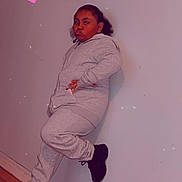 Karen joined the competition — help win amazing prizes! balloon, bodypart, clothing, face, finger, footwear, hand, hardwood, head, indoors, longsleeve, pants, person, photography, portrait, purple, shoe, sleeve, sphere, wood