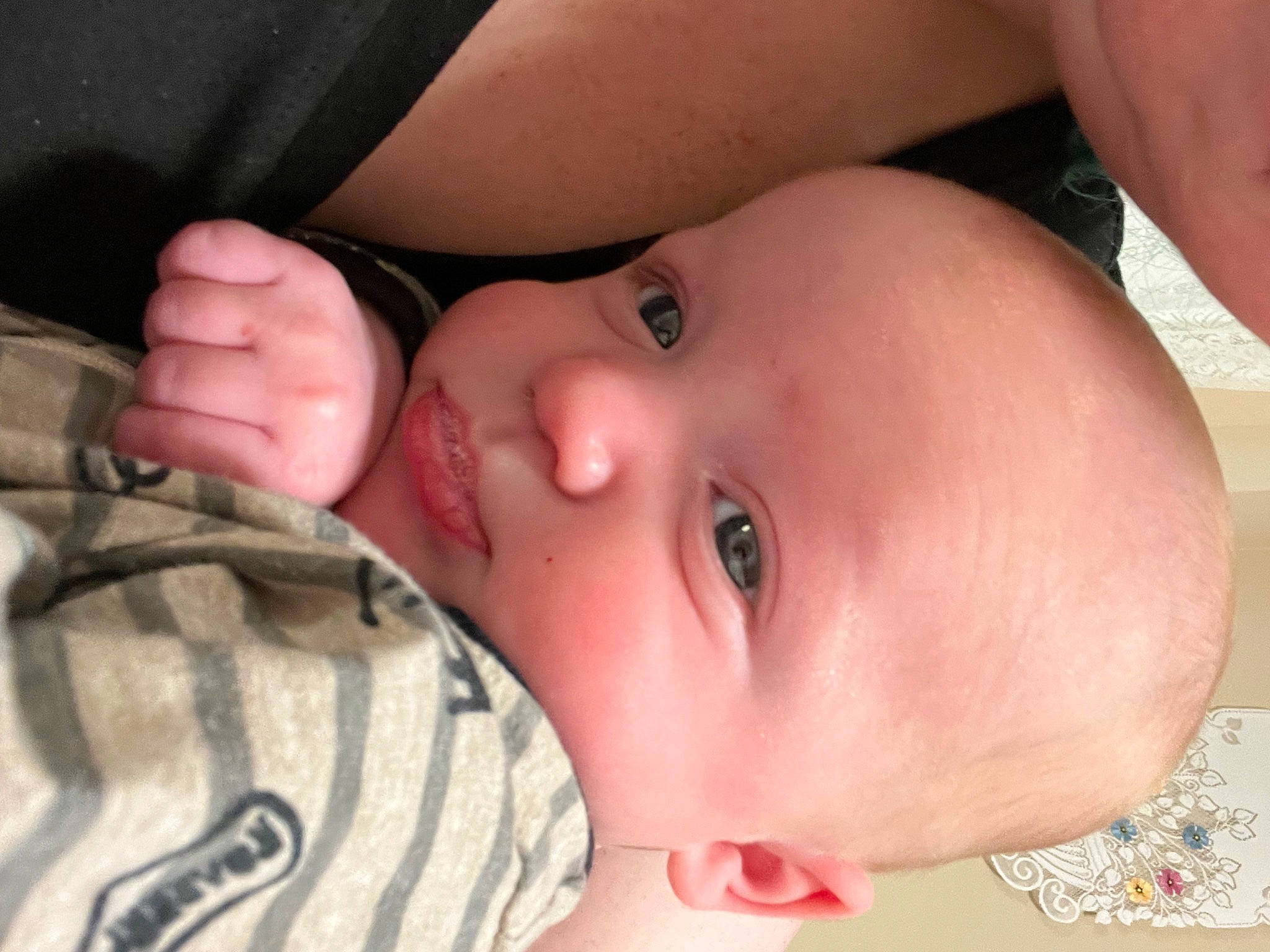 Avery joined the competition — help win amazing prizes! baby, cheek, ear, eye, eyebrow, eyelash, finger, forehead, gesture, hair, head, human_body, iris, lip, mouth, muscle, neck, nose, person, skin