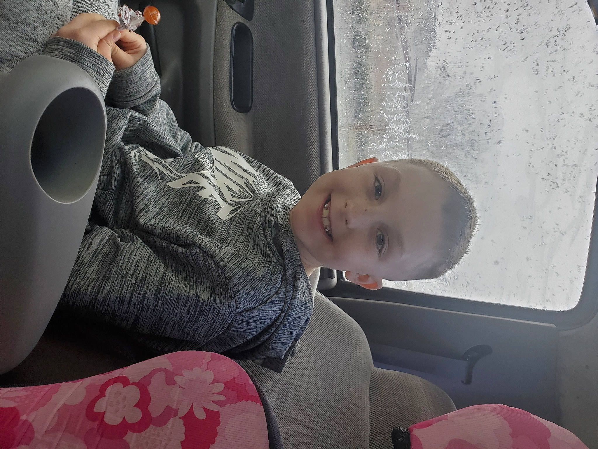 Aidyn joined the competition — help win amazing prizes! car_seat, child, ear, joy, person, toddler