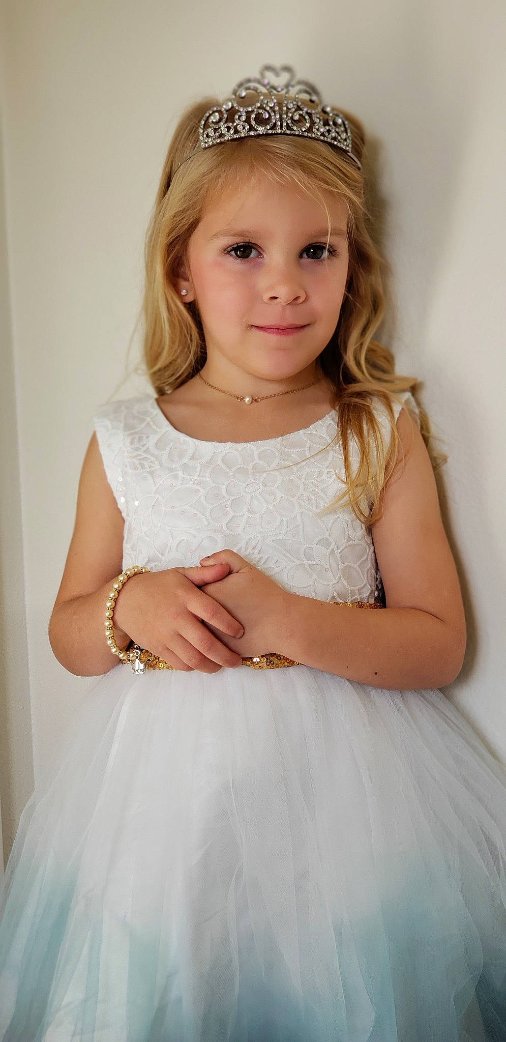 Bayleigh joined the competition — help win amazing prizes! blond, bridal_accessory, bridal_party_dress, child, child_model, clothing, cocktail_dress, dress, fashion_accessory, flower_girl, gown, hair, hair_accessory, hairstyle, lace, long_hair, person, photography, toddler, wedding_dress