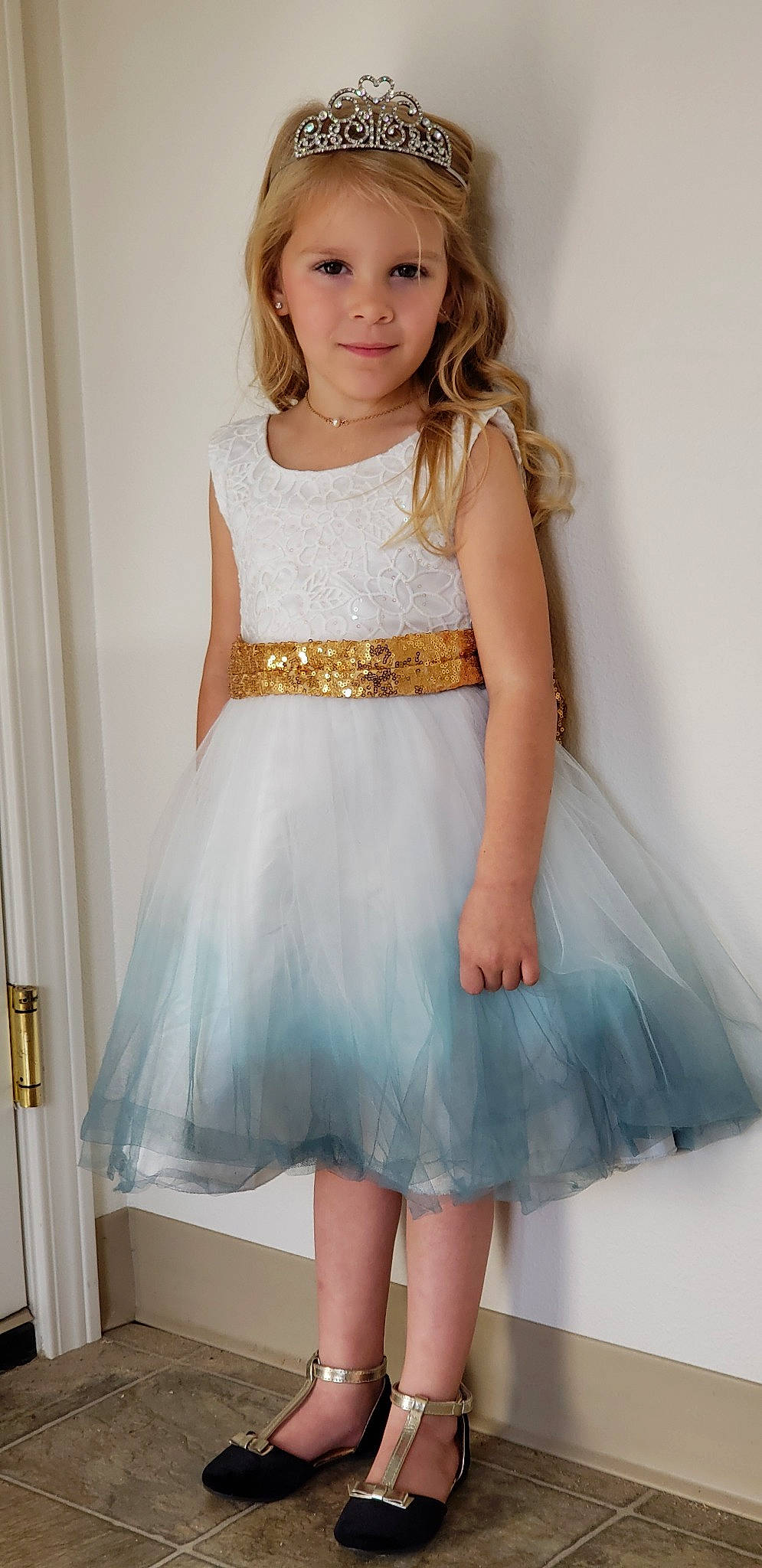 Bayleigh joined the competition — help win amazing prizes! a_line, bridal_party_dress, child, child_model, clothing, cocktail_dress, costume, day_dress, dress, formal_wear, haute_couture, long_hair, neck, one_piece_garment, person, shoulder, sleeve, smile, waist, white