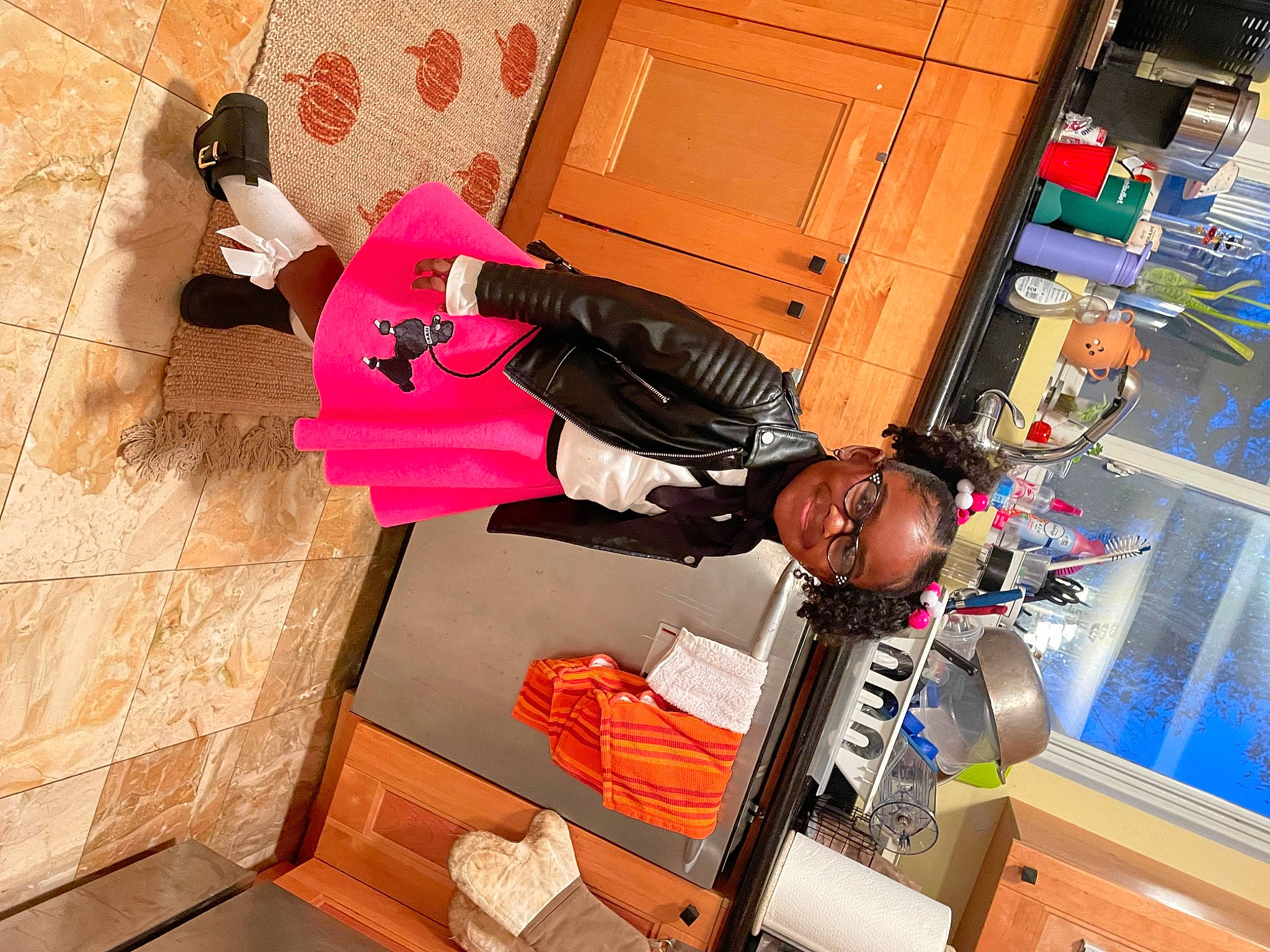 Alaiya is registered to the contest to win money with this photo: carmine, child, drawer, flooring, fun, hardwood, house, joy, machine, magenta, person, purple, room, thigh, visual_arts, wood