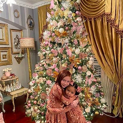 Iliana joined the competition — help win amazing prizes! beauty, christmas, christmas_decoration, christmas_ornament, christmas_tree, creative_arts, decoration, event, flower_arranging, headwear, holiday, holiday_ornament, interior_design, ornament, person, picture_frame, plant, textile, tints_and_shades, tree