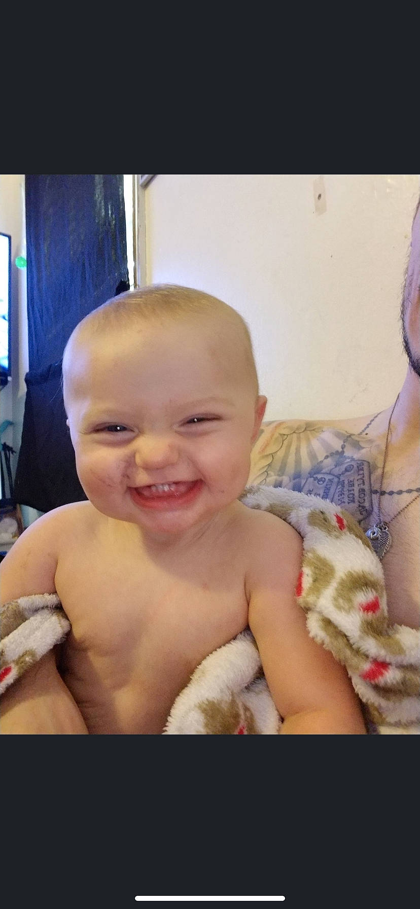 Addie joined the competition — help win amazing prizes! baby, bathing, beauty, cheek, chest, child, eye, eyebrow, face, facial_expression, forehead, fun, hair, head, joy, lip, mouth, nose, person, skin