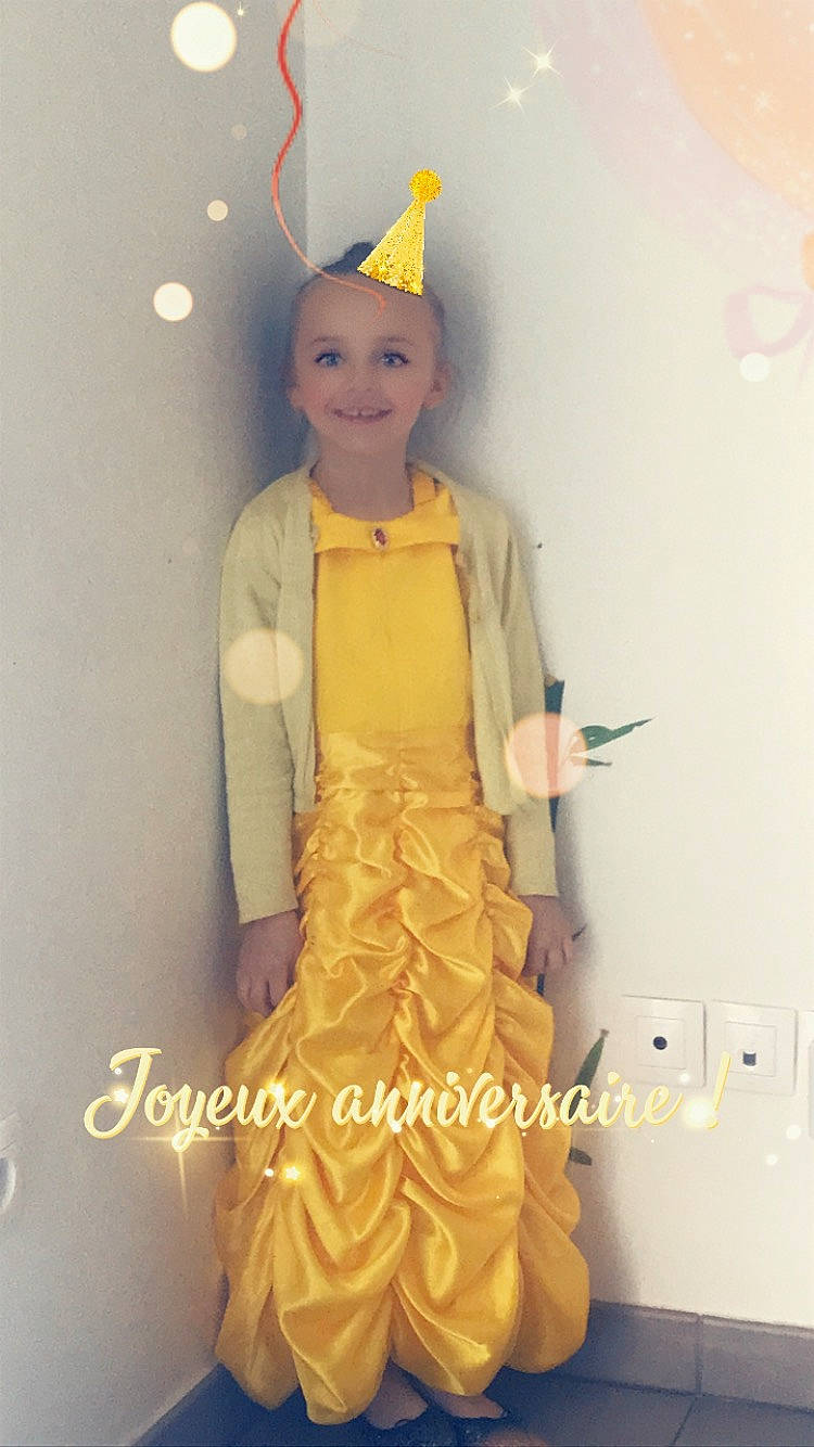 Madison participe au concours pour gagner de l'argent avec cette photo : child, clothing, costume, dress, joy, mascot, orange, outerwear, peach, person, toddler, tradition, yellow
