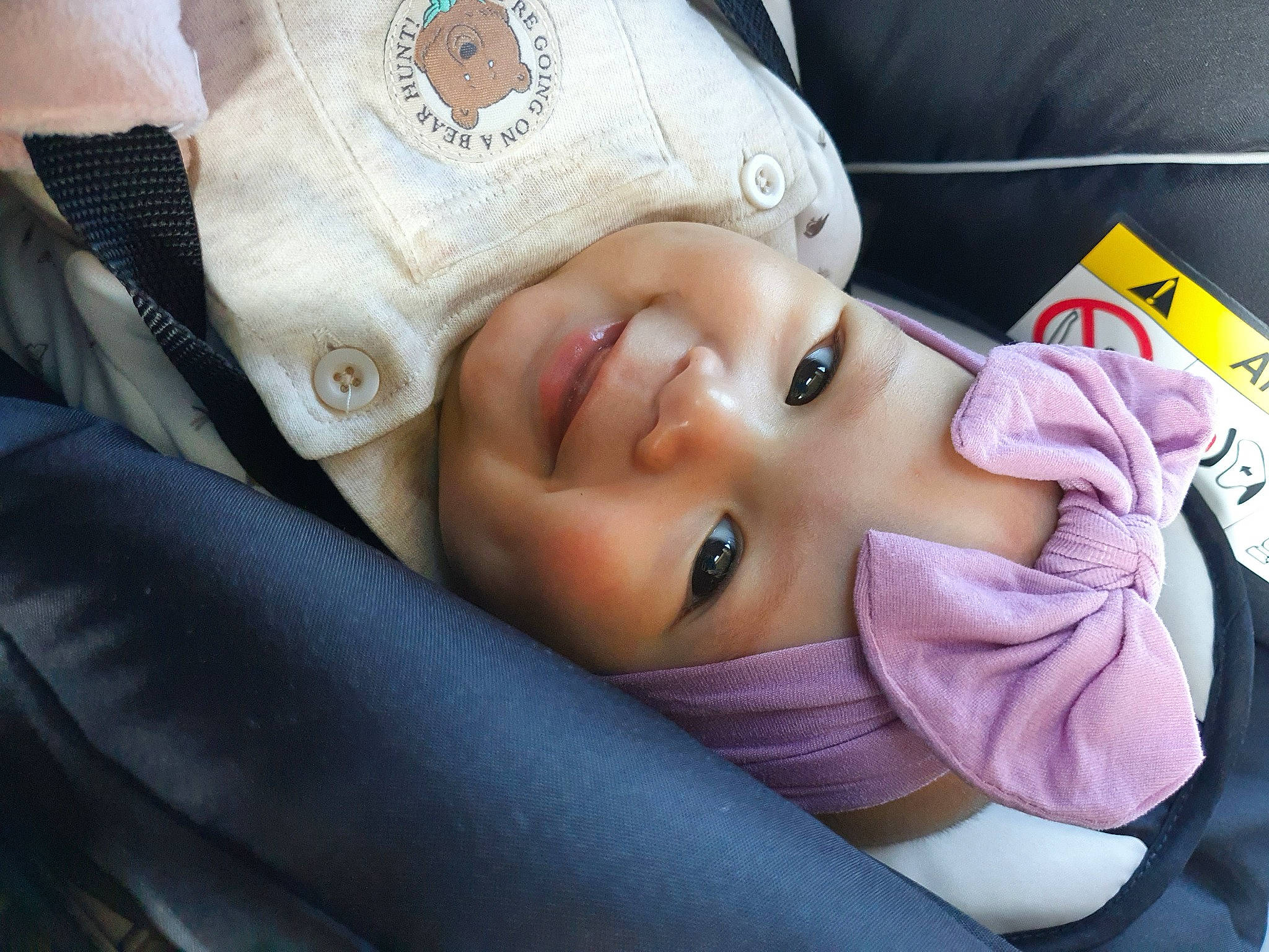 Jayda joined the competition — help win amazing prizes! auto_part, baby, baby_products, cap, car_seat, cheek, child, comfort, eyebrow, eyelash, face, fashion_accessory, happy, hat, headwear, joy, lip, nose, person, skin