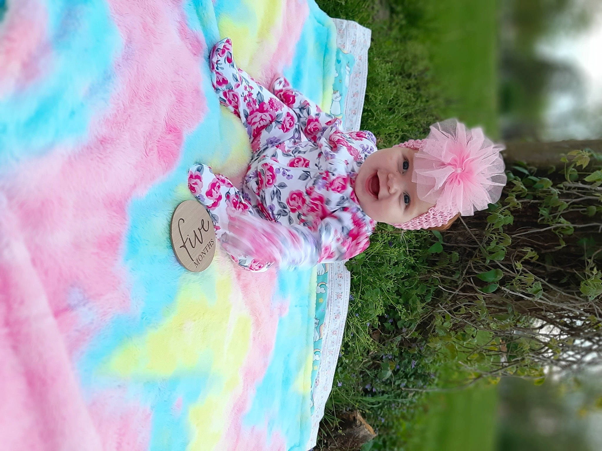 Legacie is registered to the contest to win money with this photo: baby, baby_toddler_clothing, child, costume, dress, event, fun, grass, happy, headwear, leisure, magenta, party_supply, pattern, person, petal, pink, plant, recreation, textile