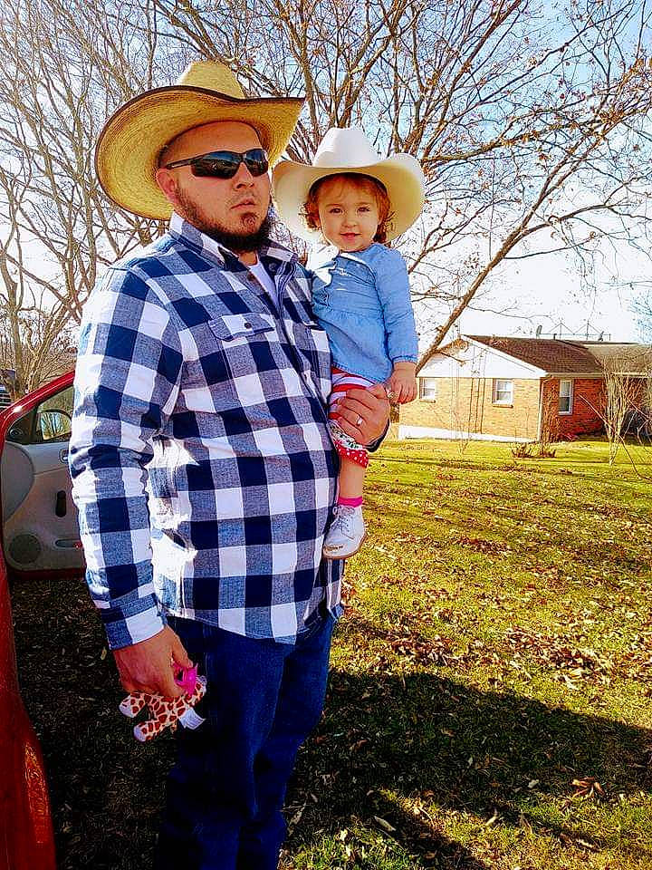 Hyleigh joined the competition — help win amazing prizes! child, cool, cowboy_hat, design, eyewear, fashion_accessory, grass, hat, headgear, headwear, outerwear, pattern, people, person, photography, plaid, plant, sunglasses, tartan, textile