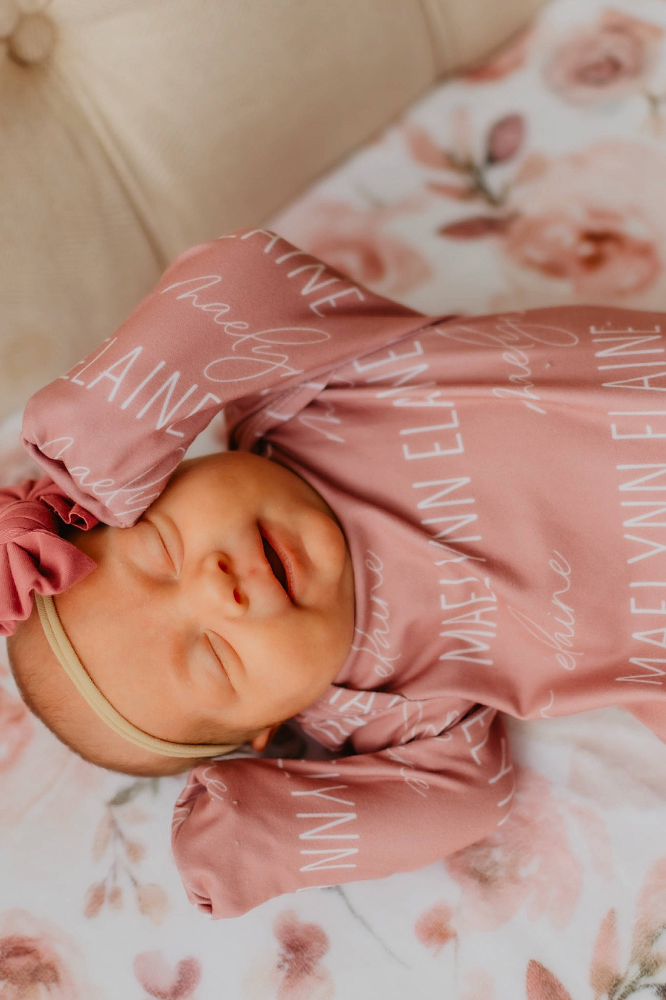 Maelynn joined the competition — help win amazing prizes! arm, cheek, child, comfort, dress, eyelash, face, flesh, hand, headwear, human_body, linens, lip, mouth, orange, peach, person, pink, skin, sleeve