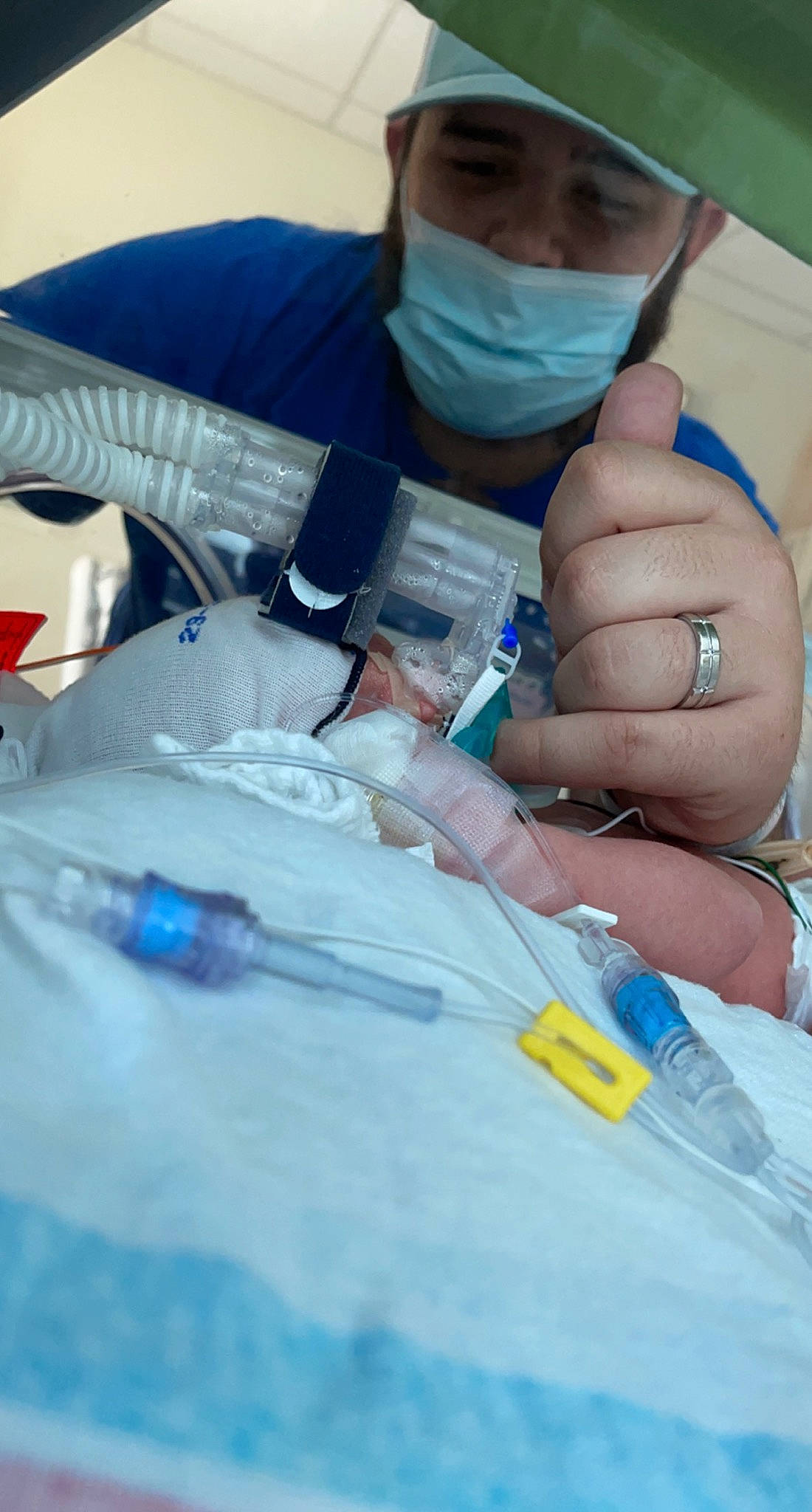 Maelynn is registered to the contest to win money with this photo: finger, fluid, headwear, health_care, health_care_provider, hospital, medical, medical_assistant, medical_equipment, medical_glove, medical_procedure, mouth, nail, patient, person, plastic_bottle, safety_glove, science, service, skin