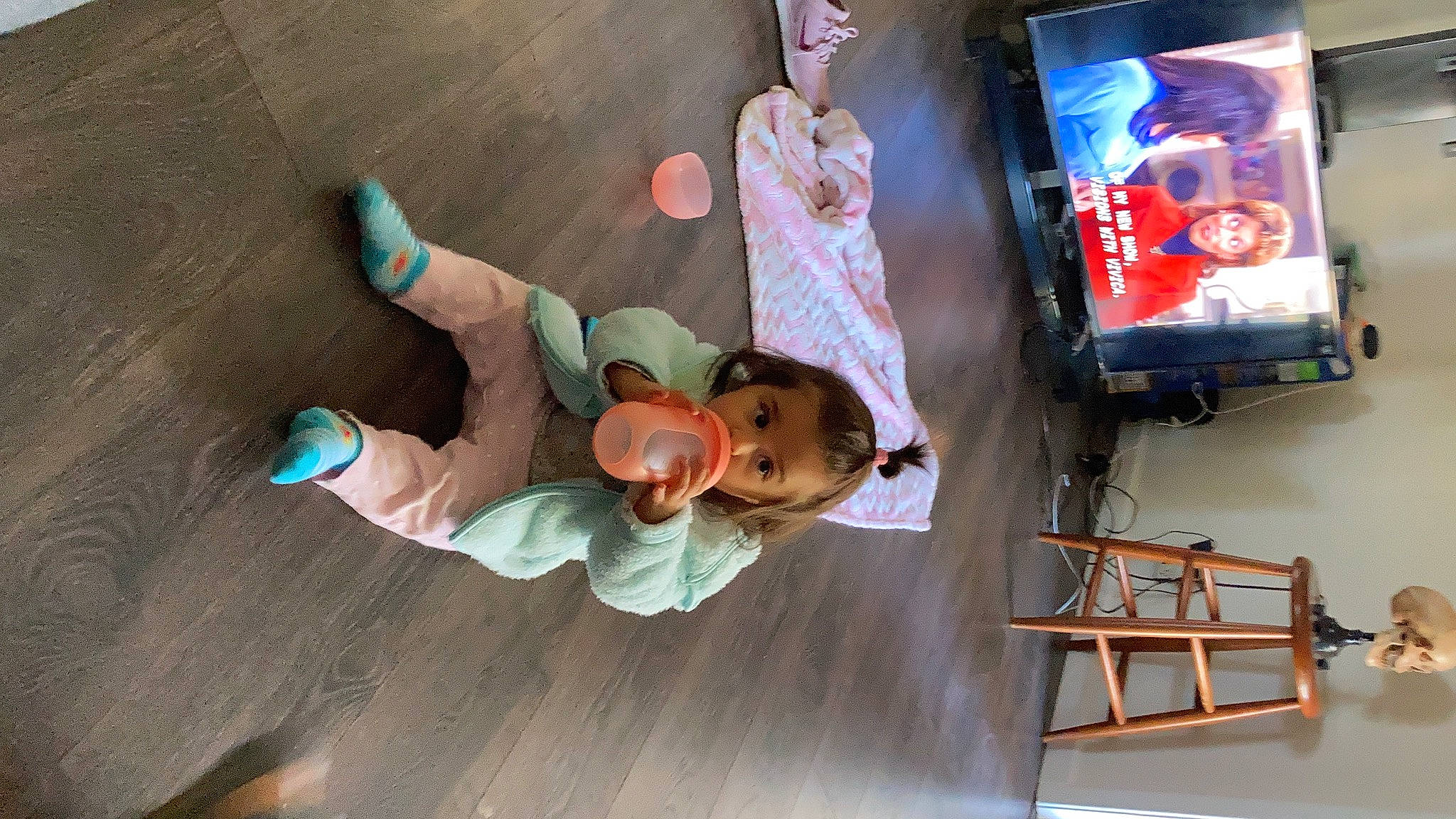 Astra joined the competition — help win amazing prizes! animation, art, child, easel, event, flooring, fun, hardwood, human_leg, ladder, leisure, person, room, sandal, smile, sock, sunglasses, thigh, visual_arts, wood