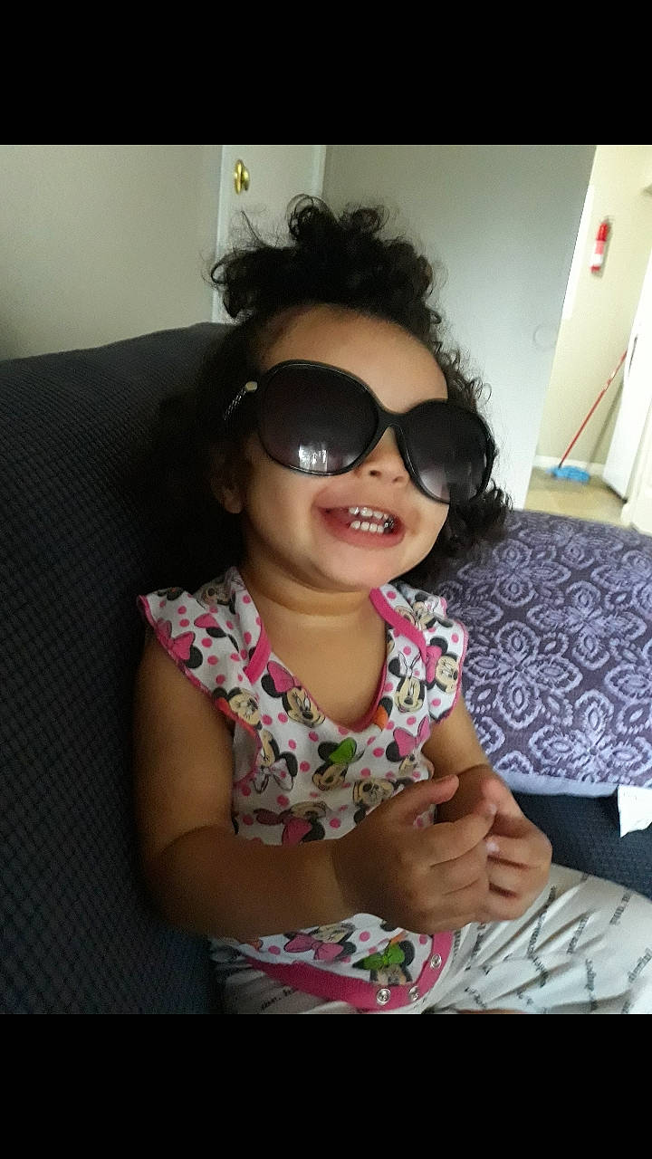 Jaelynn joined the competition — help win amazing prizes! black_hair, child, cool, eyewear, fun, glasses, joy, person, photography, selfie, smile, snapshot, sunglasses, vision_care
