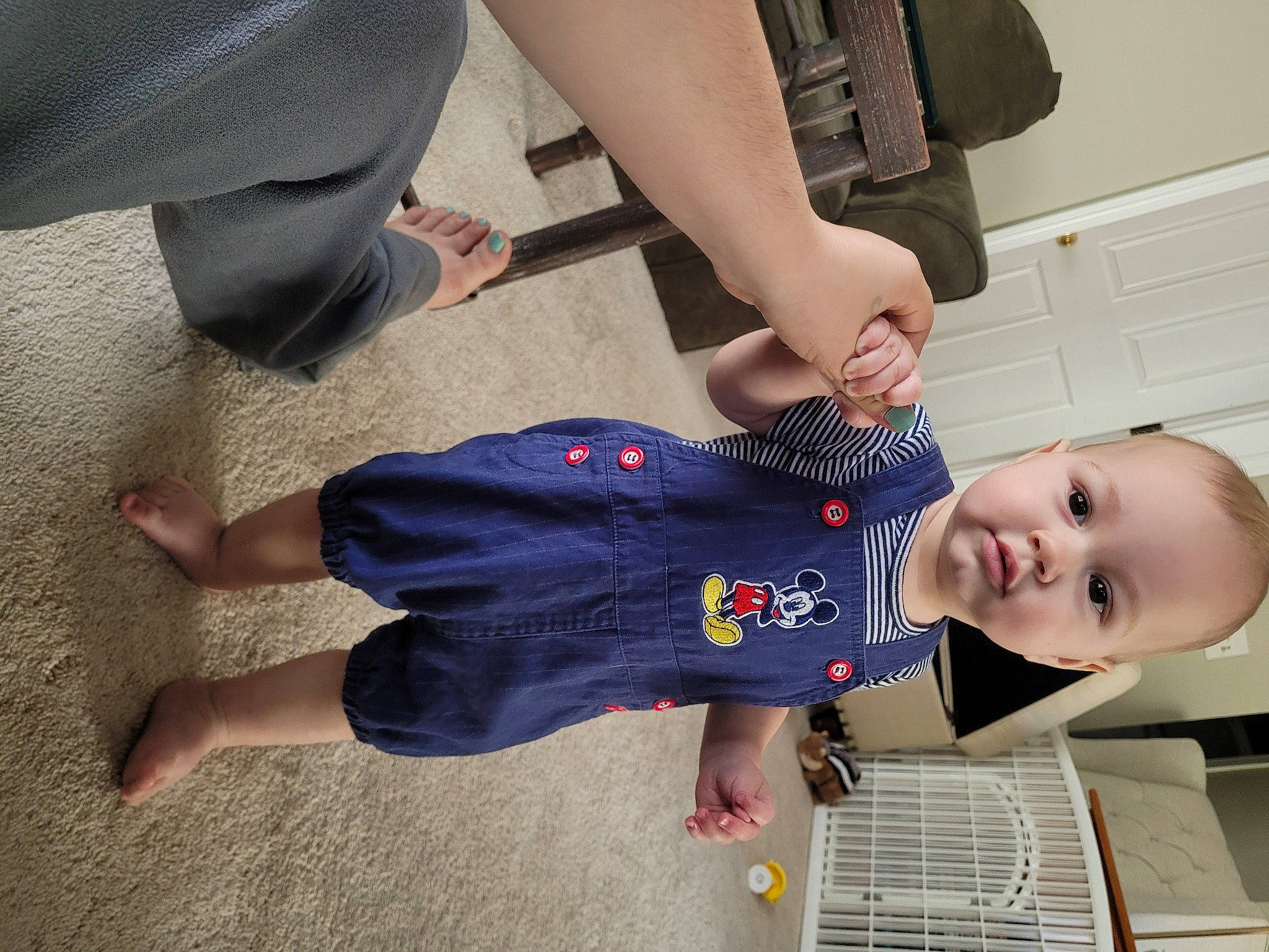 Jackson Thomas joined the competition — help win amazing prizes! arm, baby_toddler_clothing, child, elbow, finger, flooring, fun, gesture, hand, human_body, joint, knee, leg, person, shoe, sleeve, sneakers, thigh, thumb, toddler