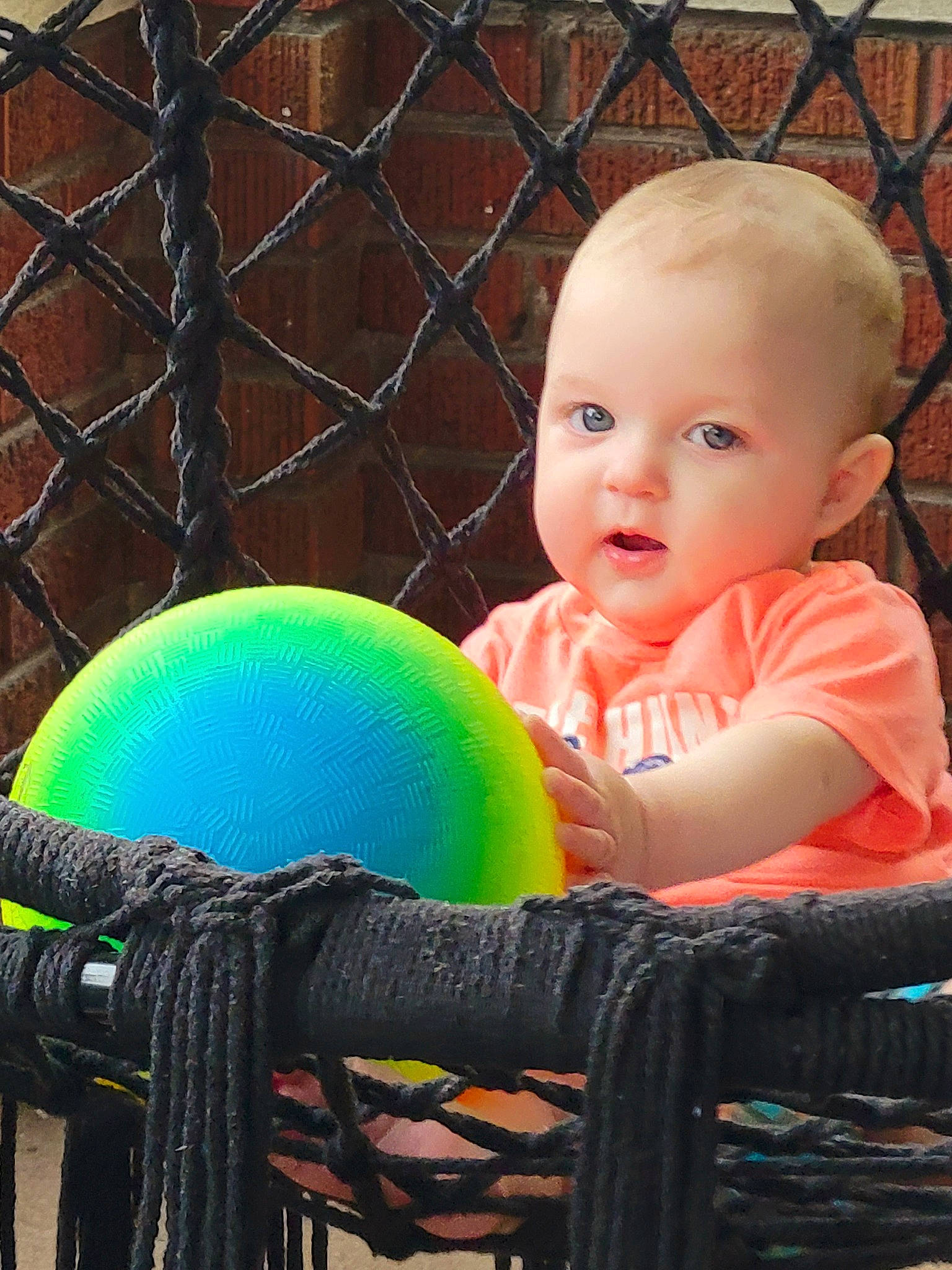 Alexander joined the competition — help win amazing prizes! baby, baby_toddler_clothing, ball, black, child, electric_blue, event, fun, grass, happy, leisure, light, mesh, people_in_nature, person, photograph, play, snapshot, sports_toy, toddler
