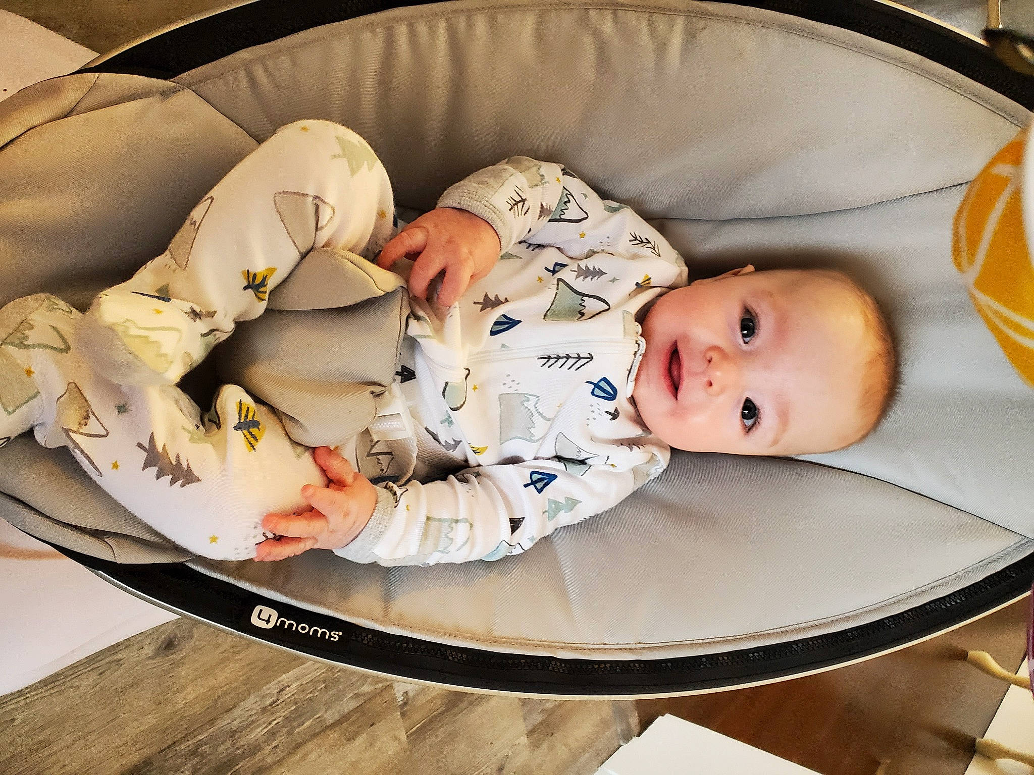 Bentley joined the competition — help win amazing prizes! baby, baby_carriage, baby_in_car_seat, baby_products, baby_safety, baby_sleeping, baby_toddler_clothing, chair, child, circle, comfort, infant_bed, person, room, sitting, table, toddler, wood
