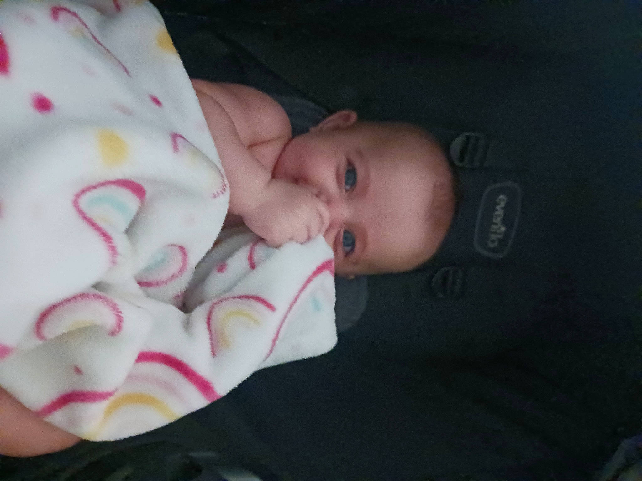 Karma joined the competition — help win amazing prizes! baby, baby_products, baby_toddler_clothing, carmine, cheek, child, chin, comfort, eye, finger, human_body, iris, lip, mouth, nail, nose, person, sitting, skin, sleeve