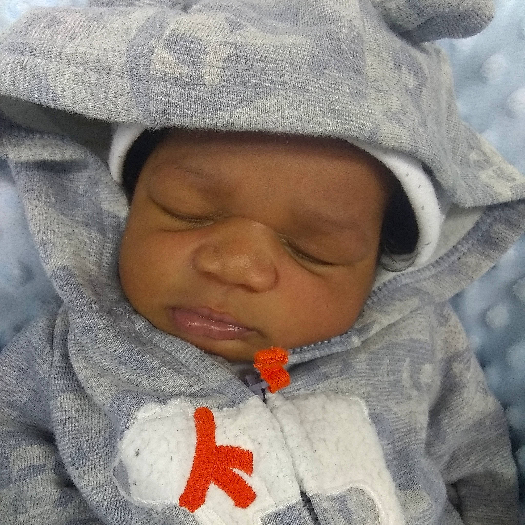 Ja'Koby joined the competition — help win amazing prizes! baby, baby_sleeping, bedtime, cheek, child, face, head, headgear, headwear, lip, mouth, nap, nose, person, skin, sleep, smile, textile, toddler, wool