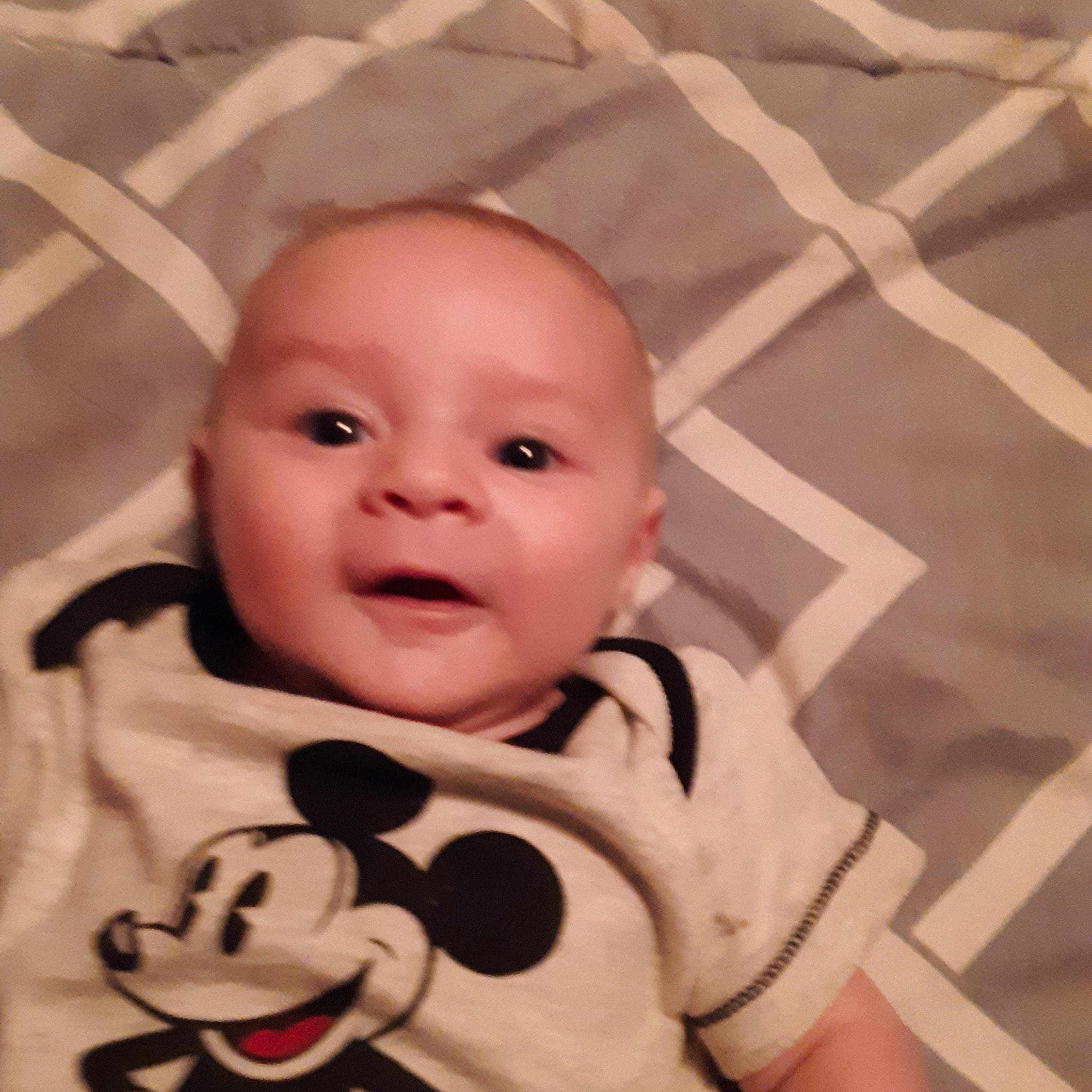 Xayden joined the competition — help win amazing prizes! baby, baby_products, baby_toddler_clothing, cheek, child, ear, eye, face, facial_expression, head, lip, mouth, nose, person, product, skin, smile, toddler