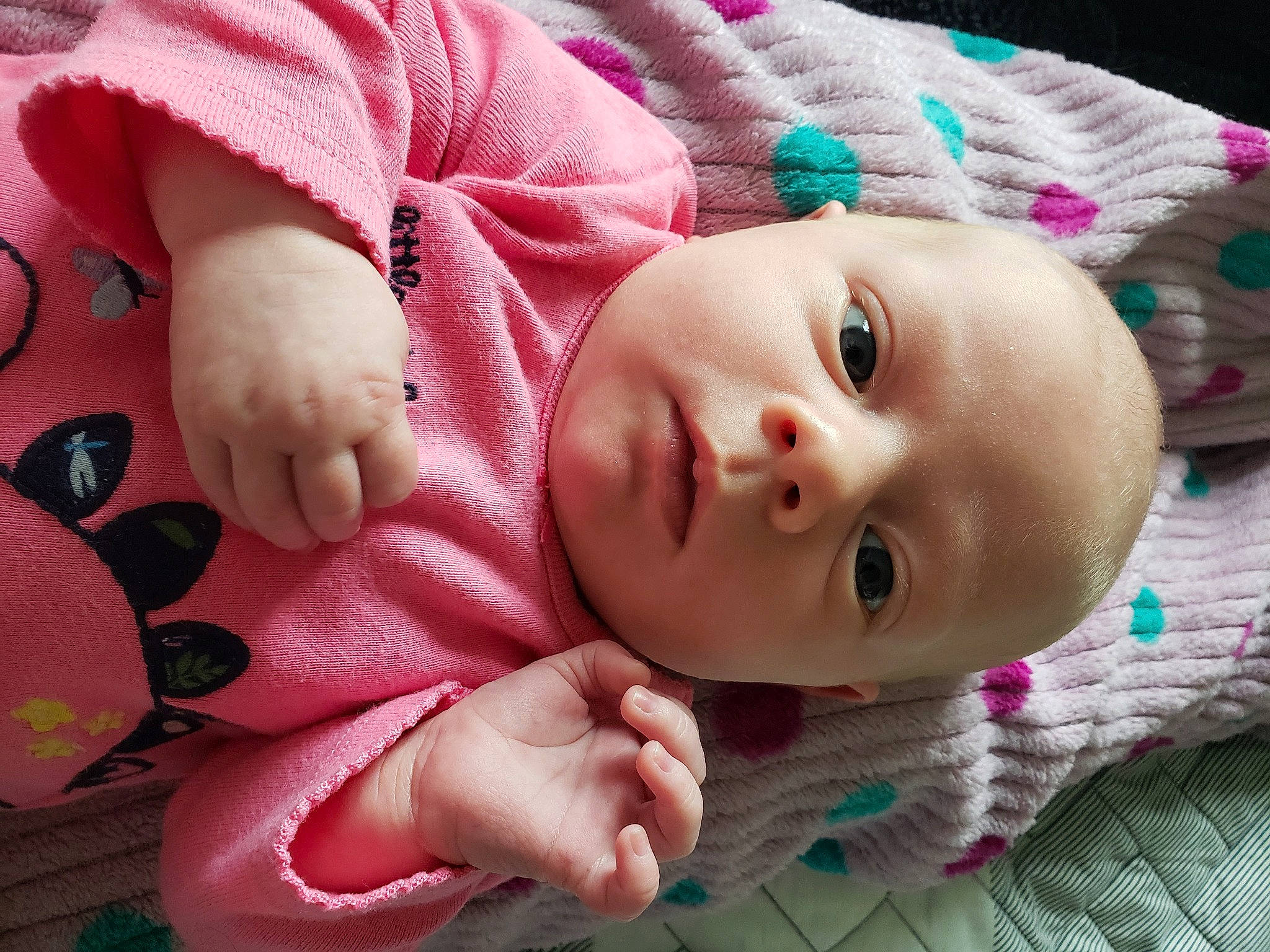 Weylyn is registered to the contest to win money with this photo: baby, beauty, bedtime, cheek, child, close_up, eye, face, head, lip, mouth, nose, person, pink, skin, smile, toddler