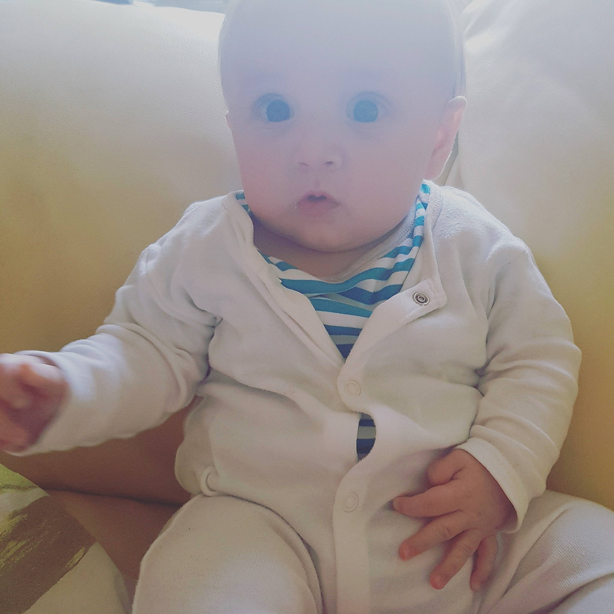 James joined the competition — help win amazing prizes! boy, cheek, child, eye, face, girl, hand, head, infant, nose, person, product, skin, smile, toddler, white