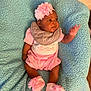 Ramiyah joined the competition — help win amazing prizes! baby, baby_products, baby_toddler_clothing, cheek, comfort, fashion_accessory, hair_accessory, head, headgear, headpiece, human_body, iris, magenta, pattern, pink, sitting, skin, sleeve, sock, toddler
