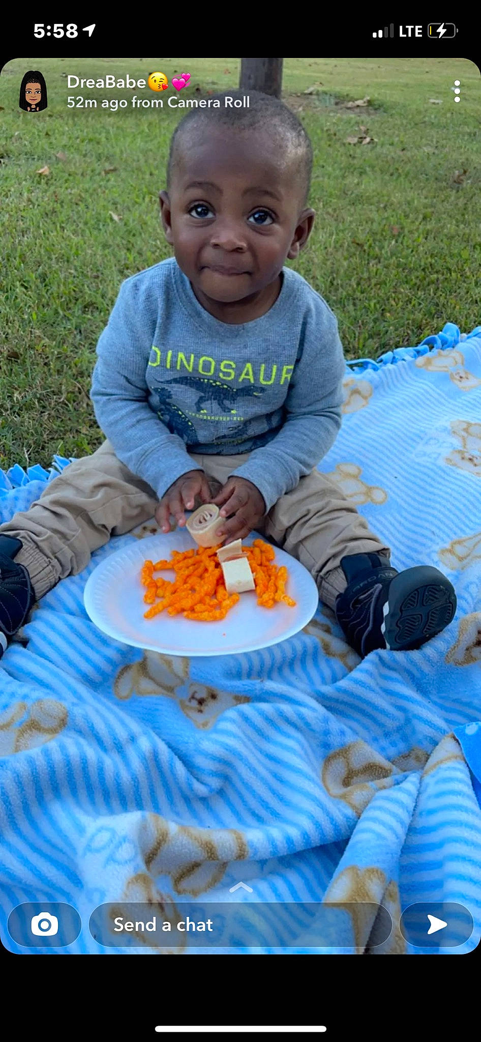 Roddre joined the competition — help win amazing prizes! baby, baby_toddler_clothing, child, cuisine, event, food, fun, grass, happy, leisure, linens, orange, people, person, picnic, recreation, sharing, sitting, smile, t_shirt