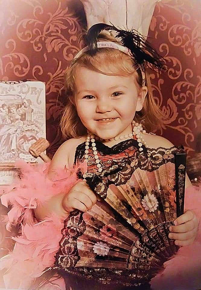 Brailynn joined the competition — help win amazing prizes! child, child_model, costume, fashion_accessory, hair_accessory, headpiece, joy, lace, peach, person, photography, smile, toddler