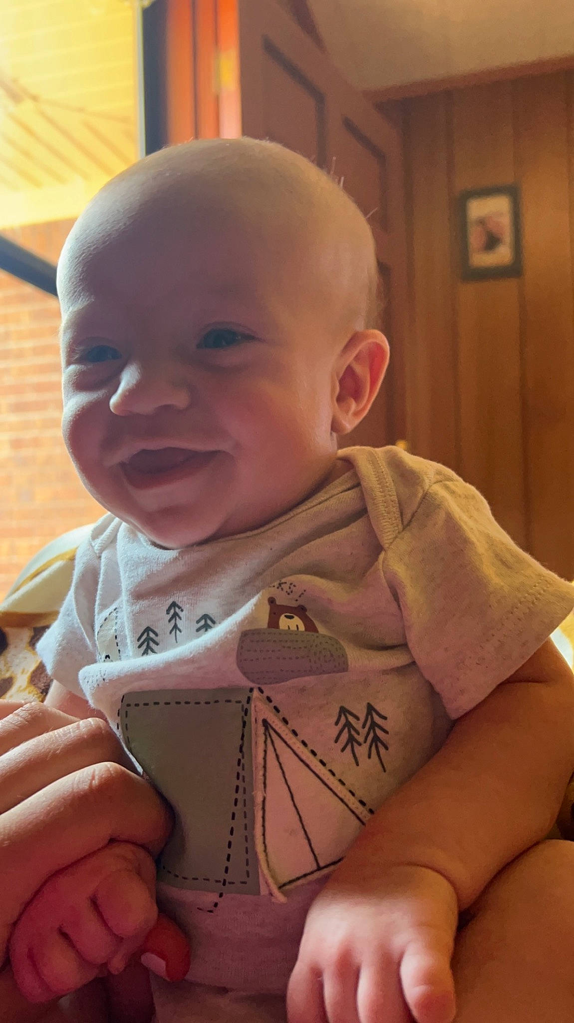 Bradley joined the competition — help win amazing prizes! baby, baby_toddler_clothing, cheek, chin, eye, eyebrow, facial_expression, finger, hand, human_body, iris, lip, mouth, neck, nose, person, skin, sleeve, smile, thumb