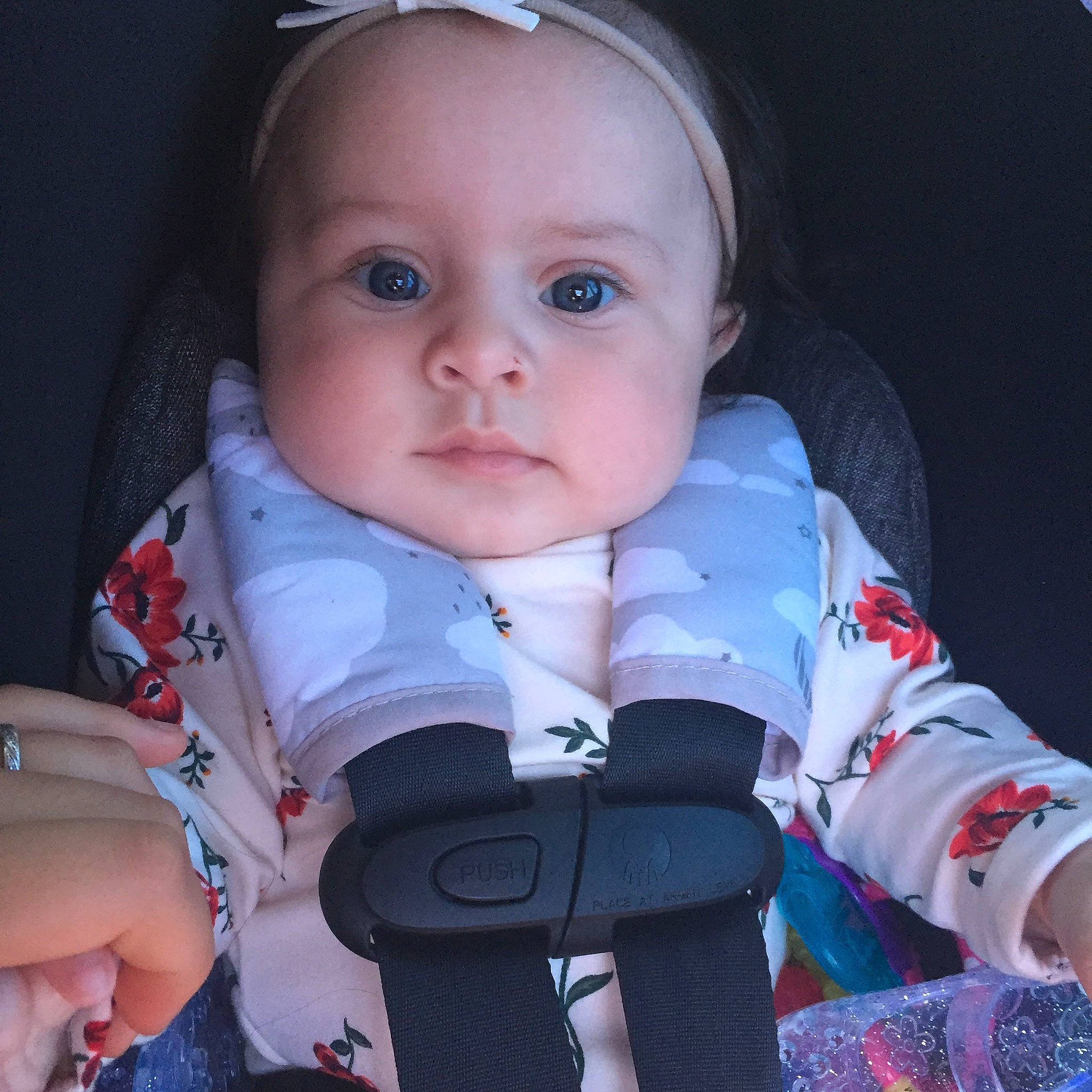 Mila-rose joined the competition — help win amazing prizes! baby, baby_carriage, baby_in_car_seat, baby_products, beauty, cheek, child, chin, cool, eye, face, facial_expression, head, lip, nose, person, product, sitting, skin, smile