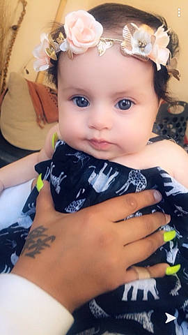 Mila-rose joined the competition — help win amazing prizes! baby, beauty, cheek, child, child_model, eye, face, fashion_accessory, finger, hair, hair_accessory, hairstyle, head, headband, headgear, headpiece, headwear, iris, person, product