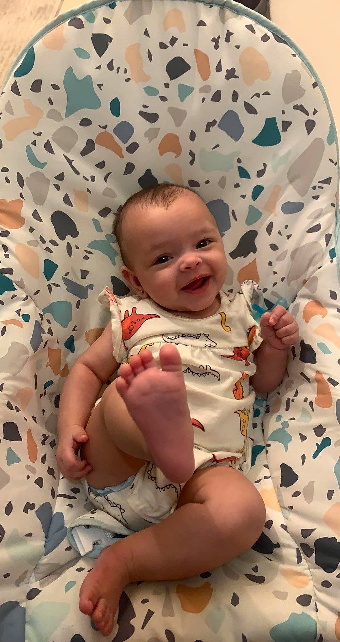 Anaya Reign joined the competition — help win amazing prizes! baby, baby_toddler_clothing, cheek, comfort, eye, face, facial_expression, finger, hairstyle, happy, head, human, joy, mouth, person, pink, product, skin, sleeve, smile