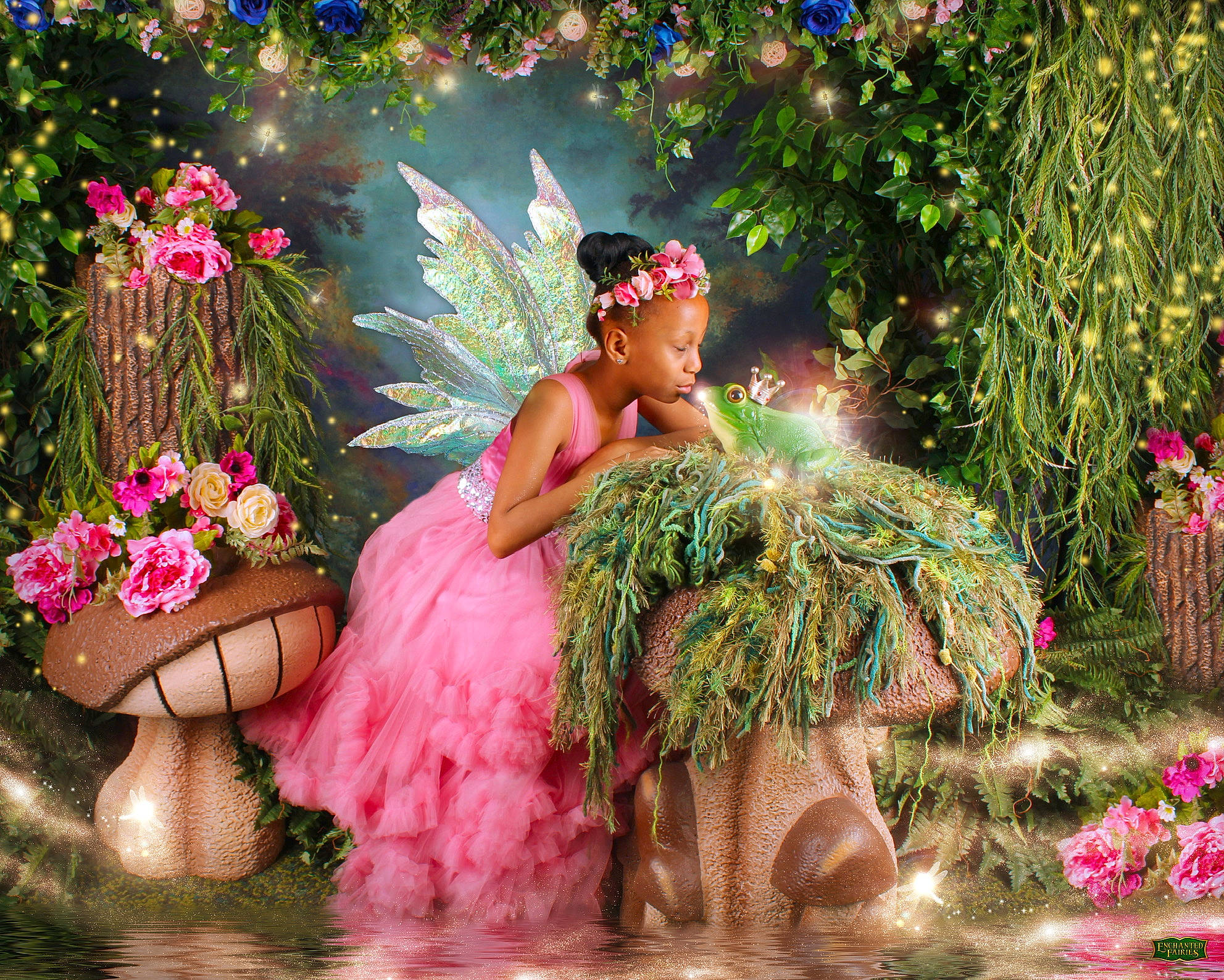 Iris joined the competition — help win amazing prizes! art, cg_artwork, entertainment, event, fashion_design, flower, flower_arranging, fun, grass, happy, headpiece, leisure, magenta, mythical_creature, nature, people_in_nature, performing_arts, person, petal, pink