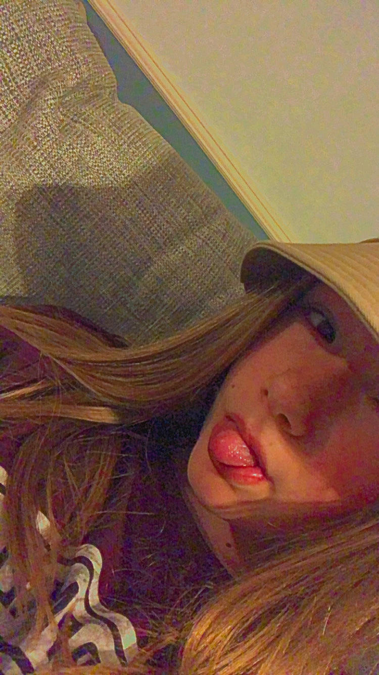 Lexie is registered to the contest to win money with this photo: art, bangs, black_hair, brown_hair, cg_artwork, eyebrow, eyelash, eyewear, fashion_accessory, flooring, happy, layered_hair, lip, long_hair, painting, pattern, person, selfie, tints_and_shades, visual_arts