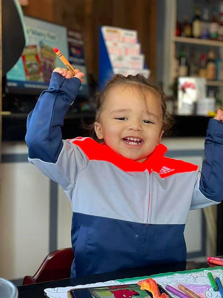 Javier joined the competition — help win amazing prizes! child, event, fun, happy, holiday, joy, kindergarten, leisure, luggage_and_bags, person, play, room, sitting, sleeve, smile, t_shirt, toddler, vacation