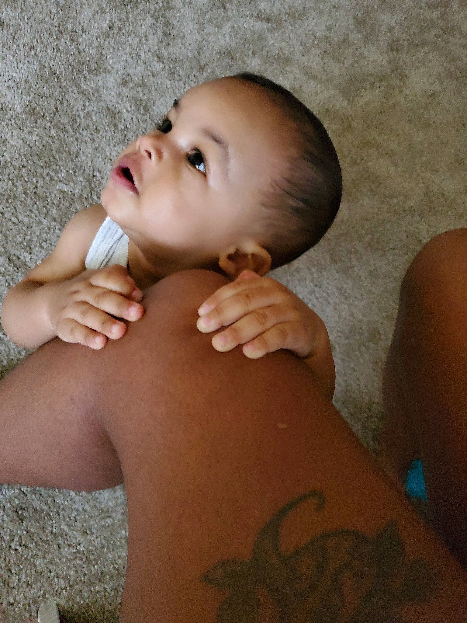 Brysen joined the competition — help win amazing prizes! abdomen, arm, baby, cheek, chest, child, close_up, face, finger, flesh, head, joint, mouth, muscle, neck, person, photography, skin, stomach, toddler