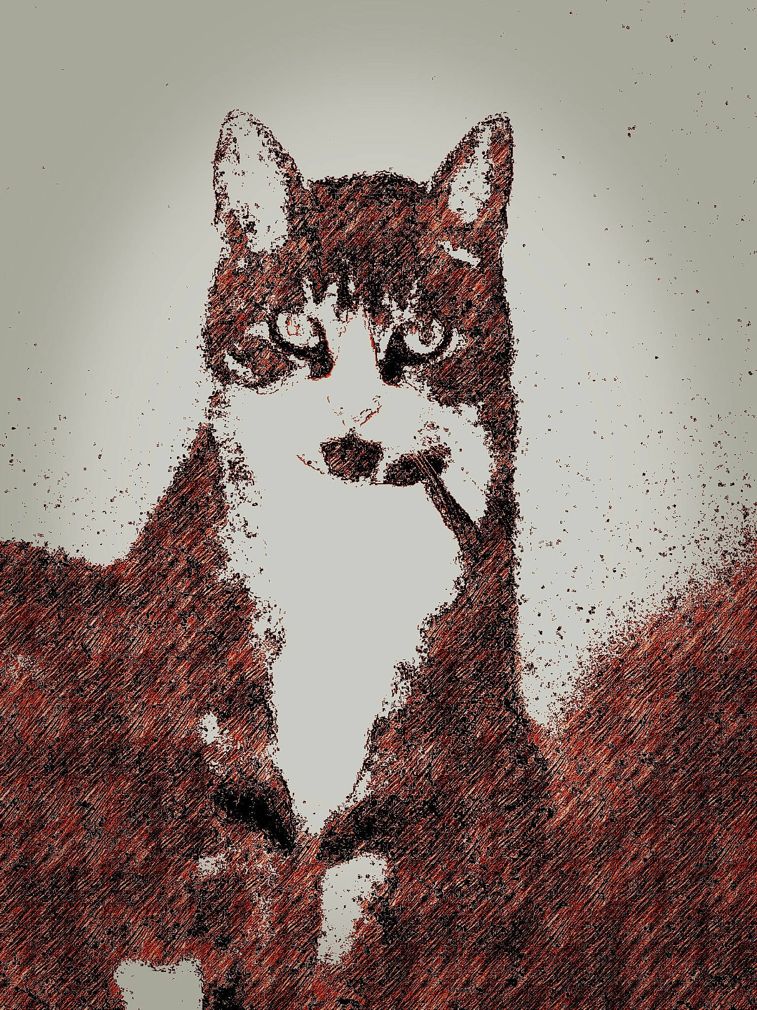 Rambo participe au concours pour gagner de l'argent avec cette photo : art, brown, canis, carnivore, dog_breed, drawing, fawn, felidae, fox, fur, illustration, painting, small_to_medium_sized_cats, snout, tail, terrestrial_animal, visual_arts, whiskers, wildlife, wolf