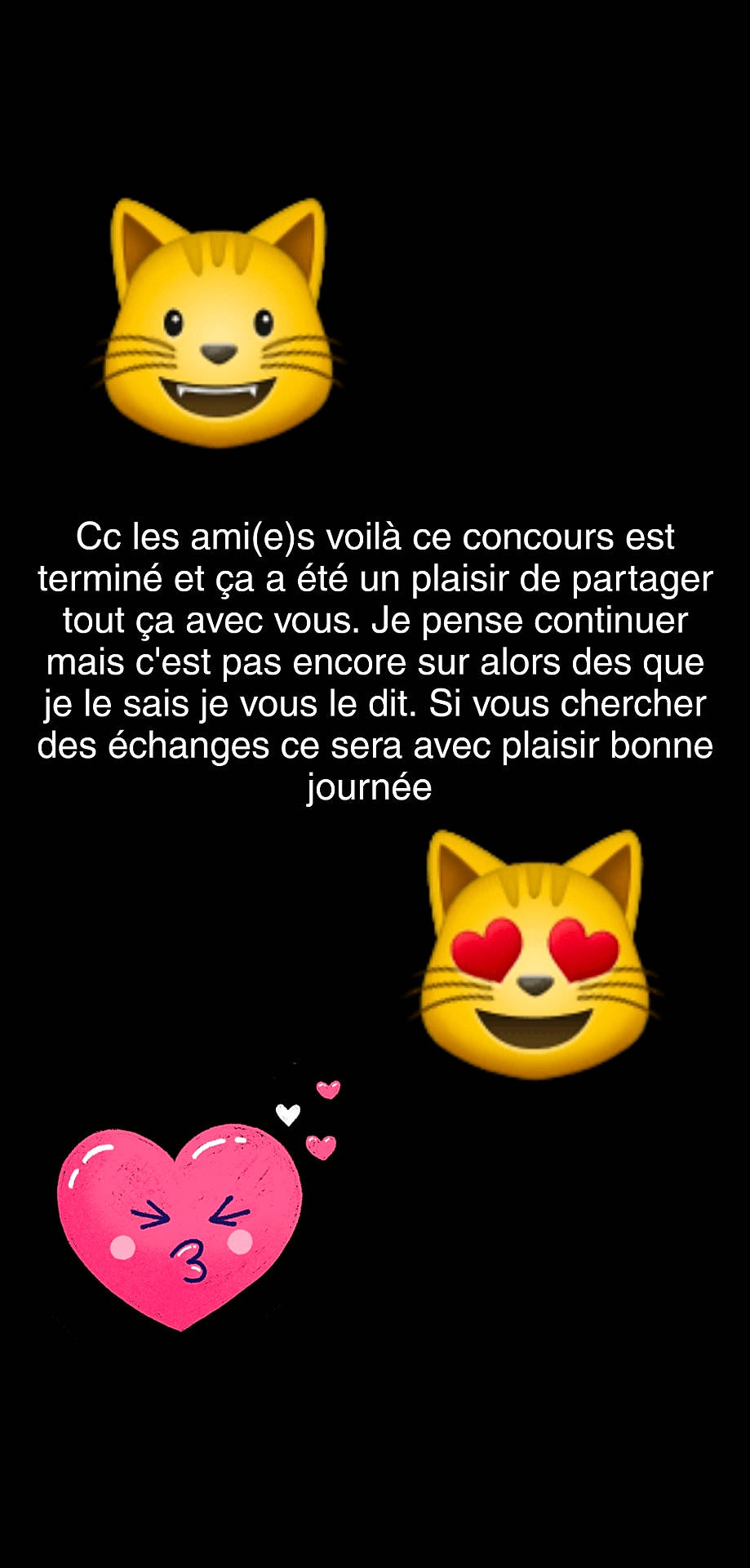 Paco participe au concours pour gagner de l'argent avec cette photo : art, black, carnivore, cat, design, facial_expression, felidae, font, happy, light, mammal, organ, organism, photo_caption, red, snout, terrestrial_animal, vertebrate, whiskers, white