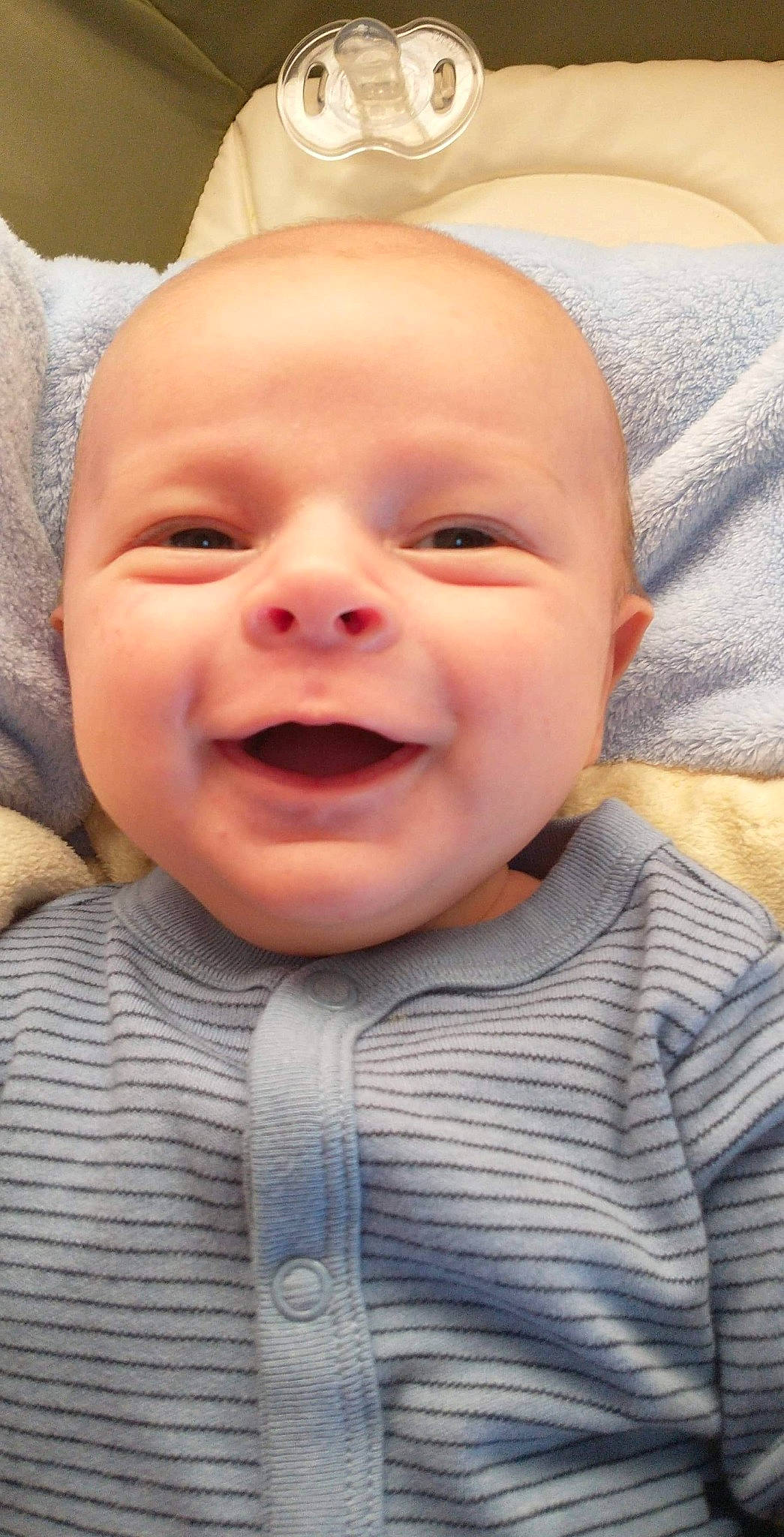 Daniel joined the competition — help win amazing prizes! baby, baby_laughing, baby_toddler_clothing, cheek, child, comfort, eyelash, fun, happy, iris, laugh, lip, mouth, nose, person, skin, sleeve, smile, toddler, tongue