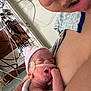 Grayson joined the competition — help win amazing prizes! baby, premature_baby, hospital, medical_tubes, mother, skin_to_skin, newborn, love, care, intimacy, smile, face, arm, blanket, hospital_equipment, wires, close_up, patient, resting, healthcare