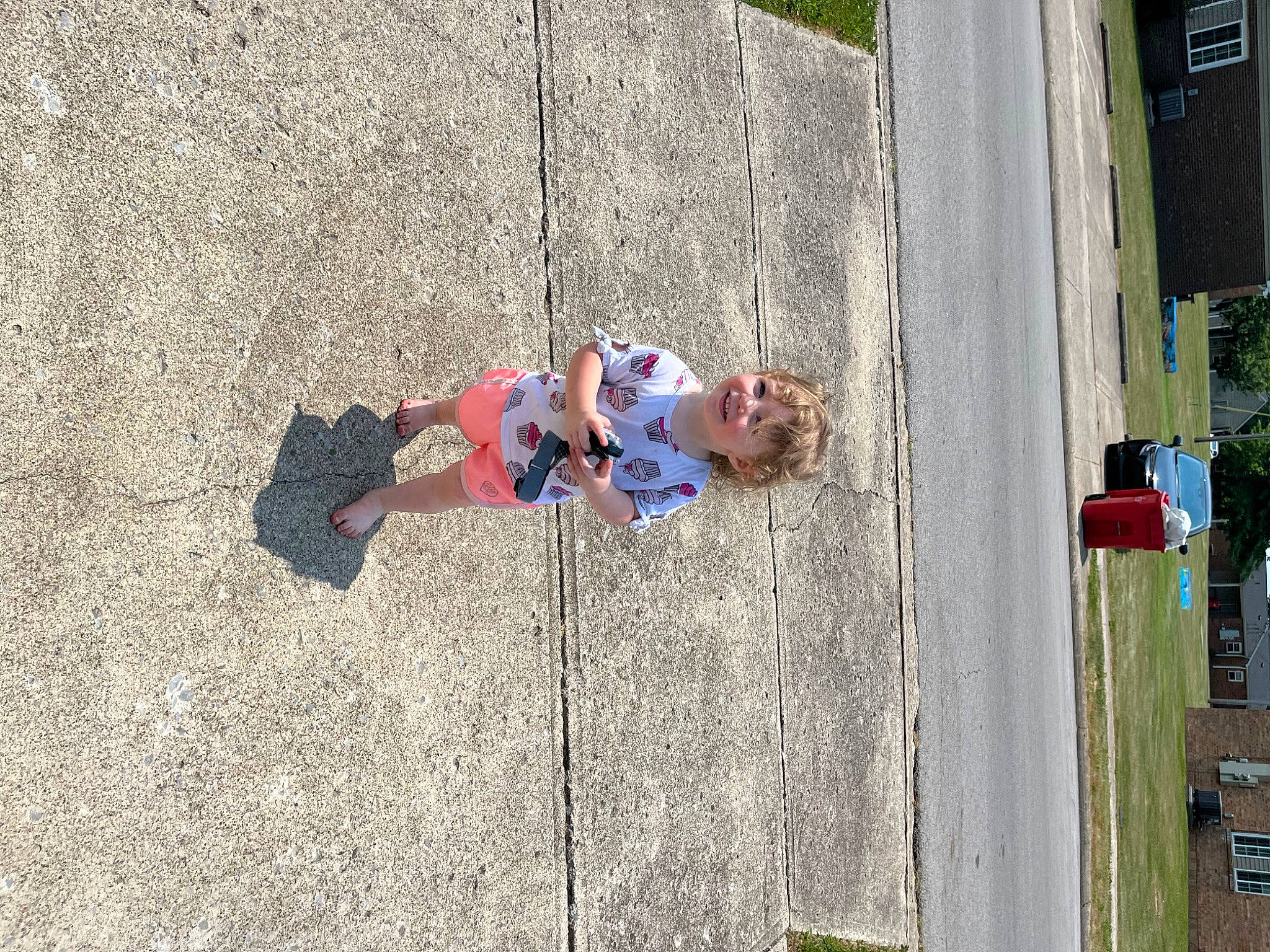 Alice joined the competition — help win amazing prizes! adventure, asphalt, child, city, cobblestone, concrete, flooring, fun, joy, leisure, person, plant, recreation, road, road_surface, shadow, sidewalk, soil, sport_climbing, street