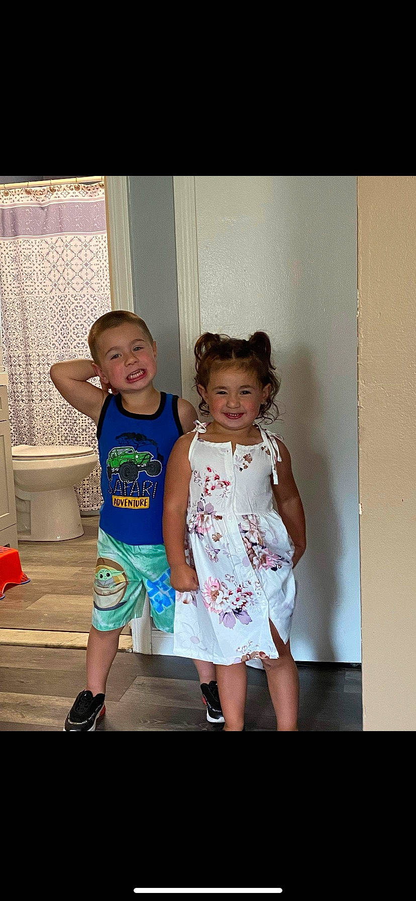 Michael joined the competition — help win amazing prizes! baby_toddler_clothing, child, dress, event, face, fashion_design, flash_photography, flooring, fun, gesture, happy, human_body, joy, leg, leisure, person, sandal, shorts, sitting, smile