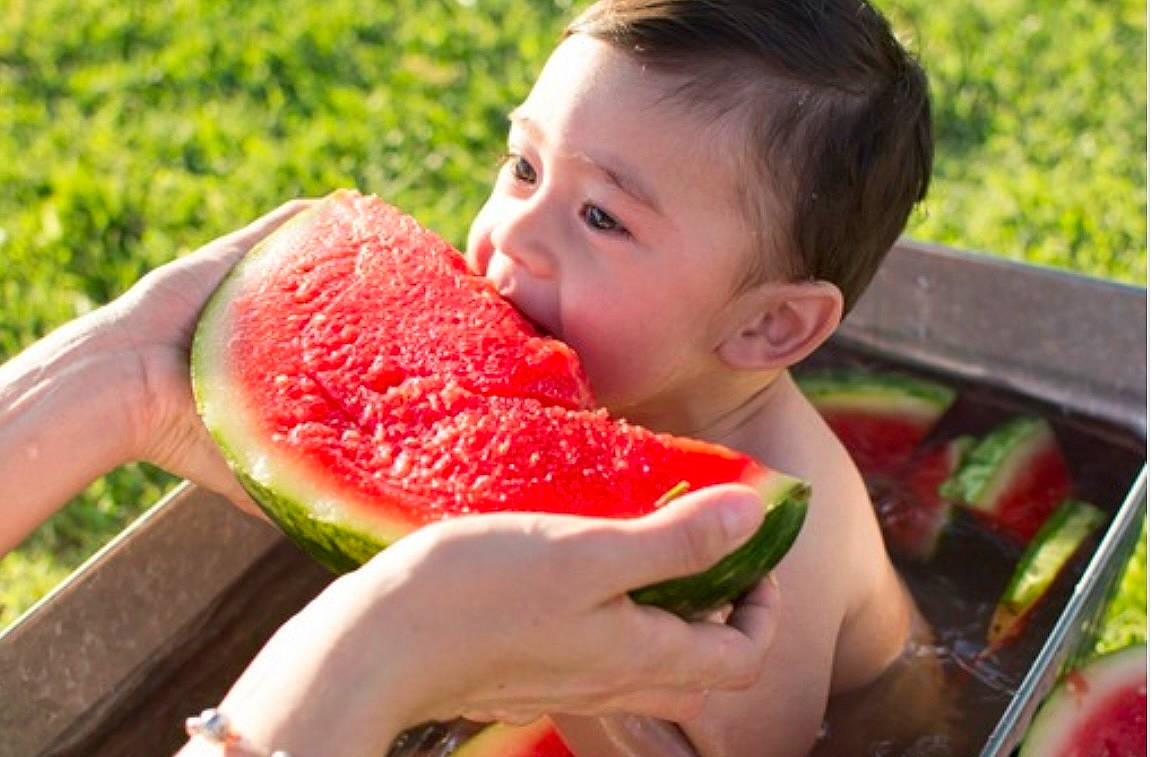 Dario joined the competition — help win amazing prizes! child, citrullus, finger, food, fruit, grass, hand, happy, ingredient, melon, natural_foods, person, plant, produce, red, strawberries, strawberry, superfood, toddler, virginia_strawberry
