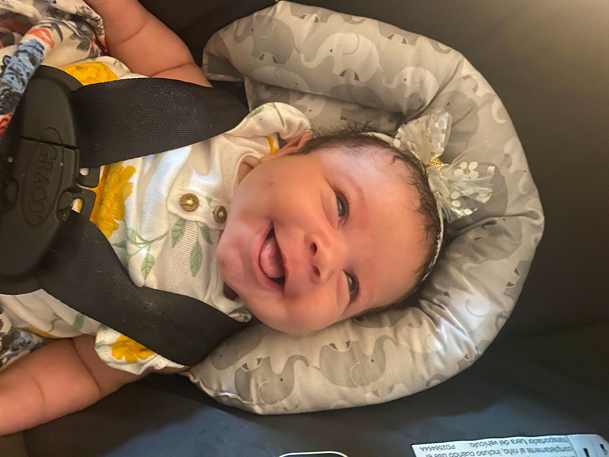 Amaya is registered to the contest to win money with this photo: baby, baby_carriage, baby_in_car_seat, baby_laughing, baby_products, baby_toddler_clothing, car_seat, cheek, child, comfort, eye, flash_photography, fun, happy, nap, person, portrait_photography, sitting, sleep, smile