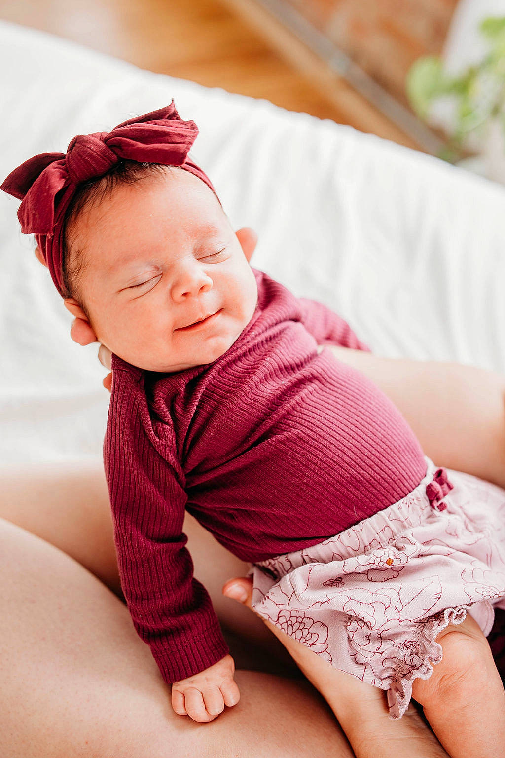 Amaya is registered to the contest to win money with this photo: arm, baby, baby_toddler_clothing, beauty, cheek, comfort, finger, flash_photography, happy, human_body, human_leg, joint, leg, lip, person, pink, shoulder, skin, sleeve, thigh