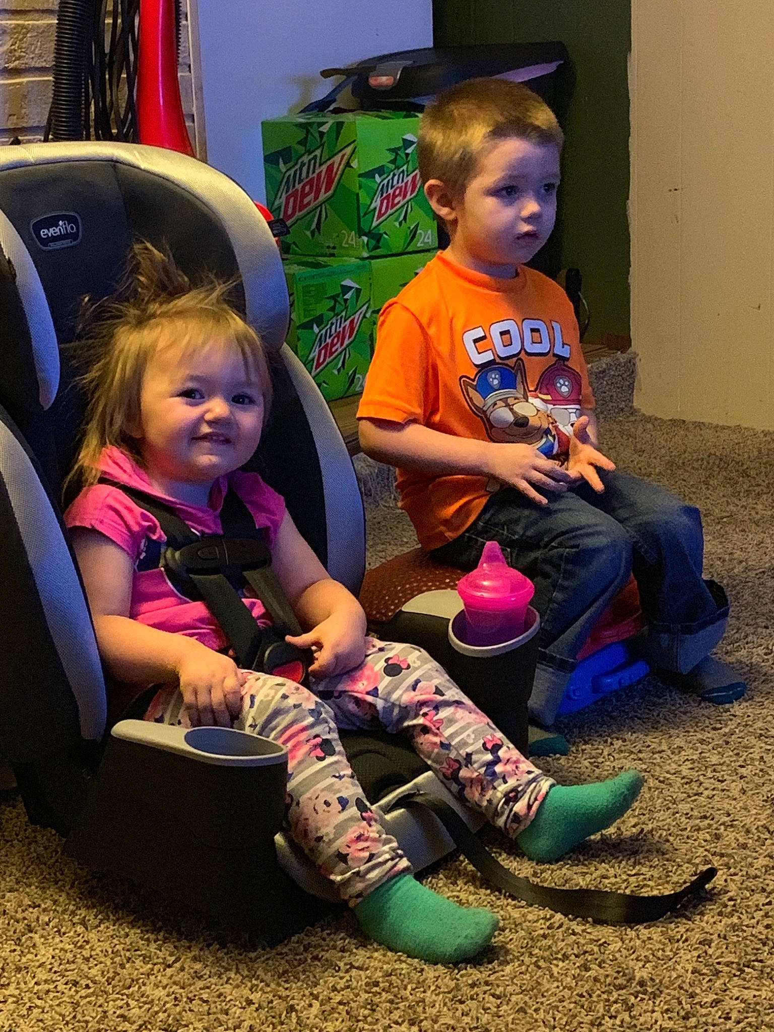 Mackenzie joined the competition — help win amazing prizes! adaptation, child, fun, person, play, sitting, smile, toddler