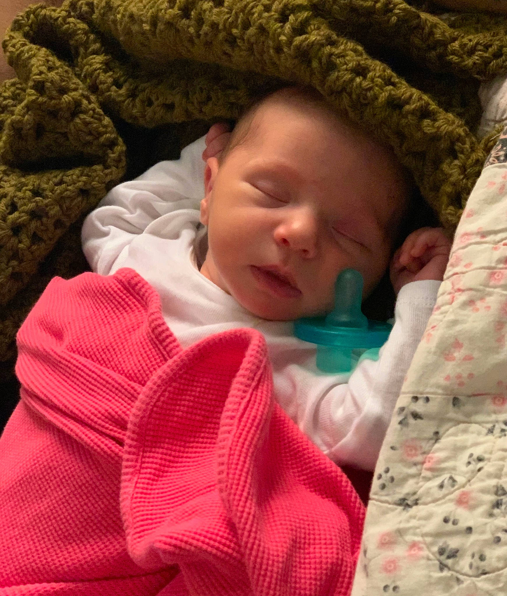 Kenslee joined the competition — help win amazing prizes! baby, baby_sleeping, baby_toddler_clothing, bedding, bedtime, blanket, cheek, child, comfort, fur, linens, nap, pattern, person, room, skin, sleep, sleeve, textile, toddler