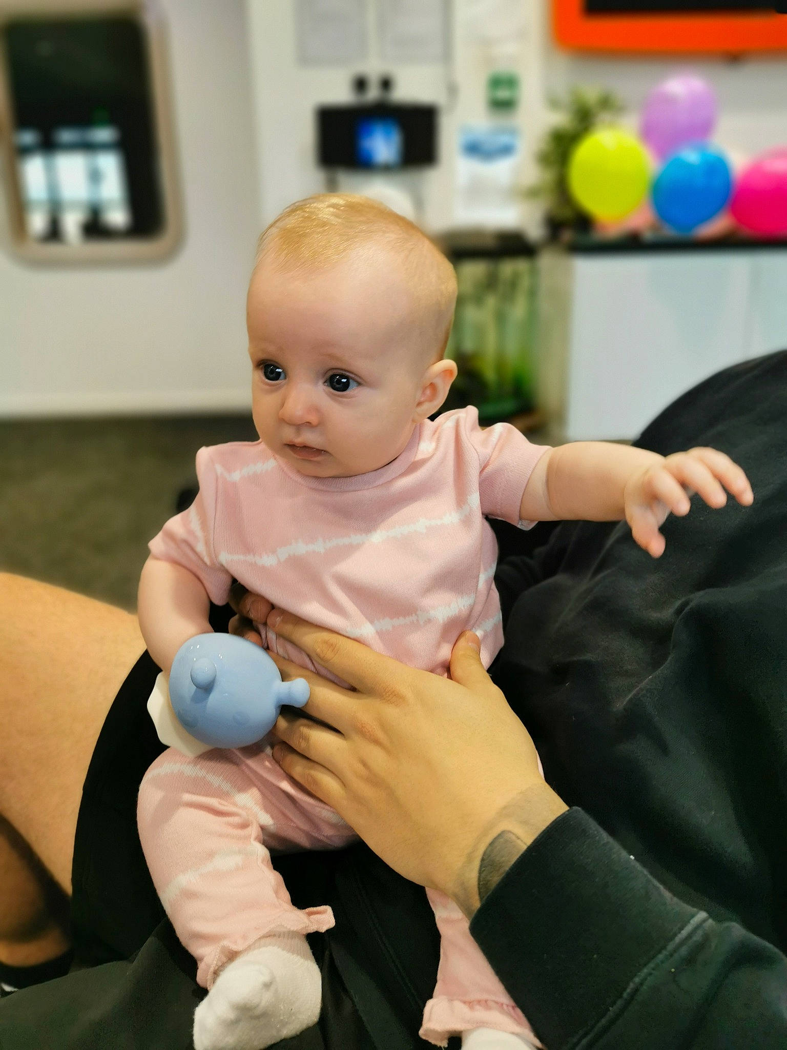 Mia joined the competition — help win amazing prizes! arm, baby, cheek, child, comfort, event, finger, fun, gesture, hand, happy, human_body, joint, nail, person, room, skin, snapshot, thumb, toddler